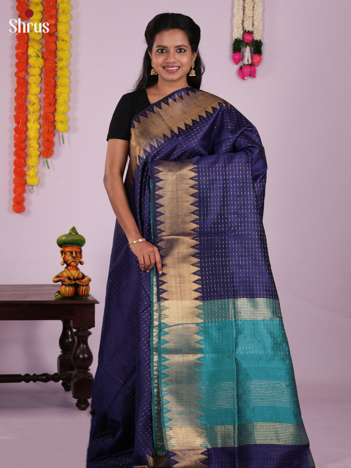 DLS11081 - Semi Rawsilk Saree