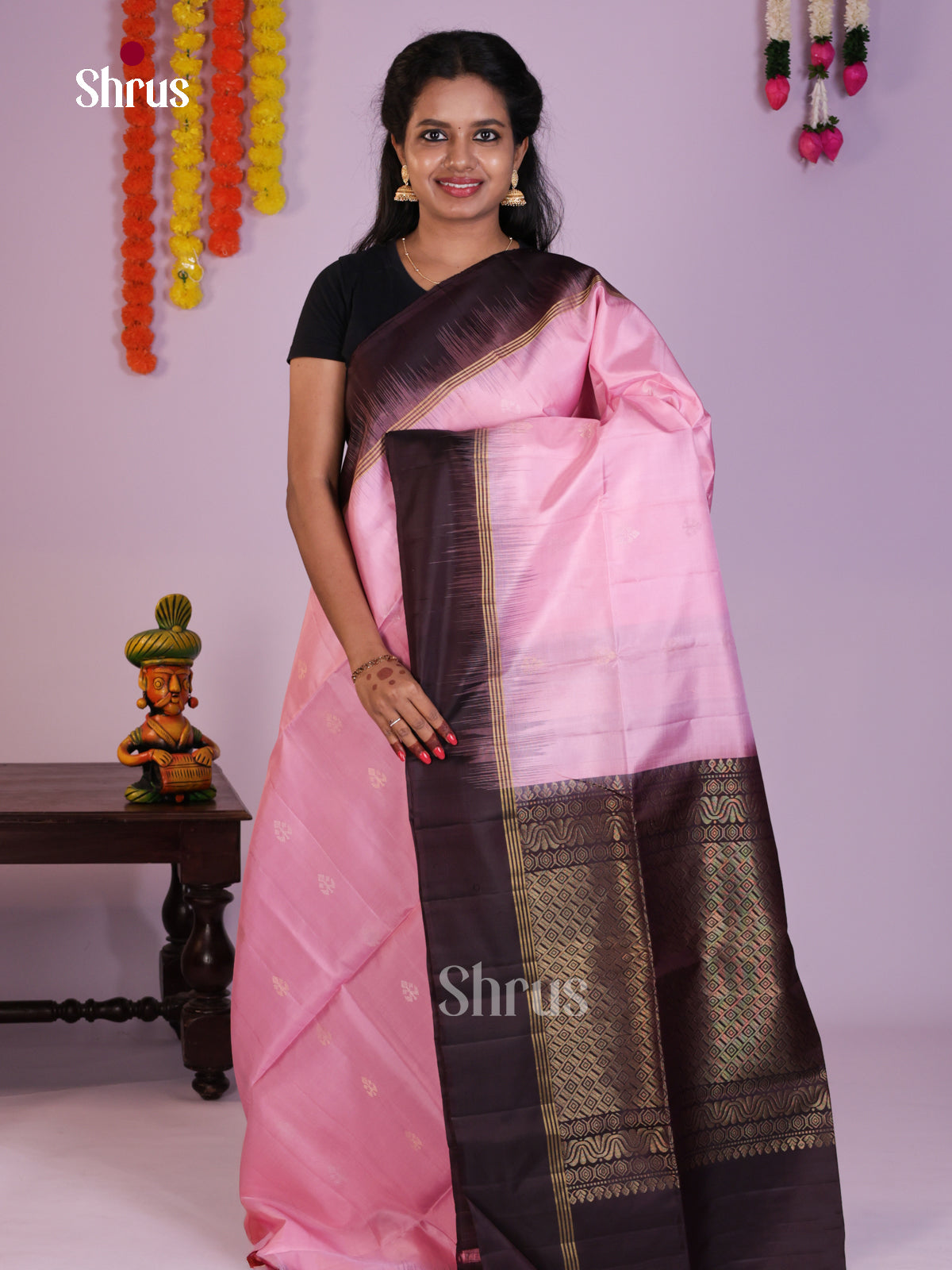 DLS15037 - Soft Silk (HR) Saree - Shop on Shrus.com
