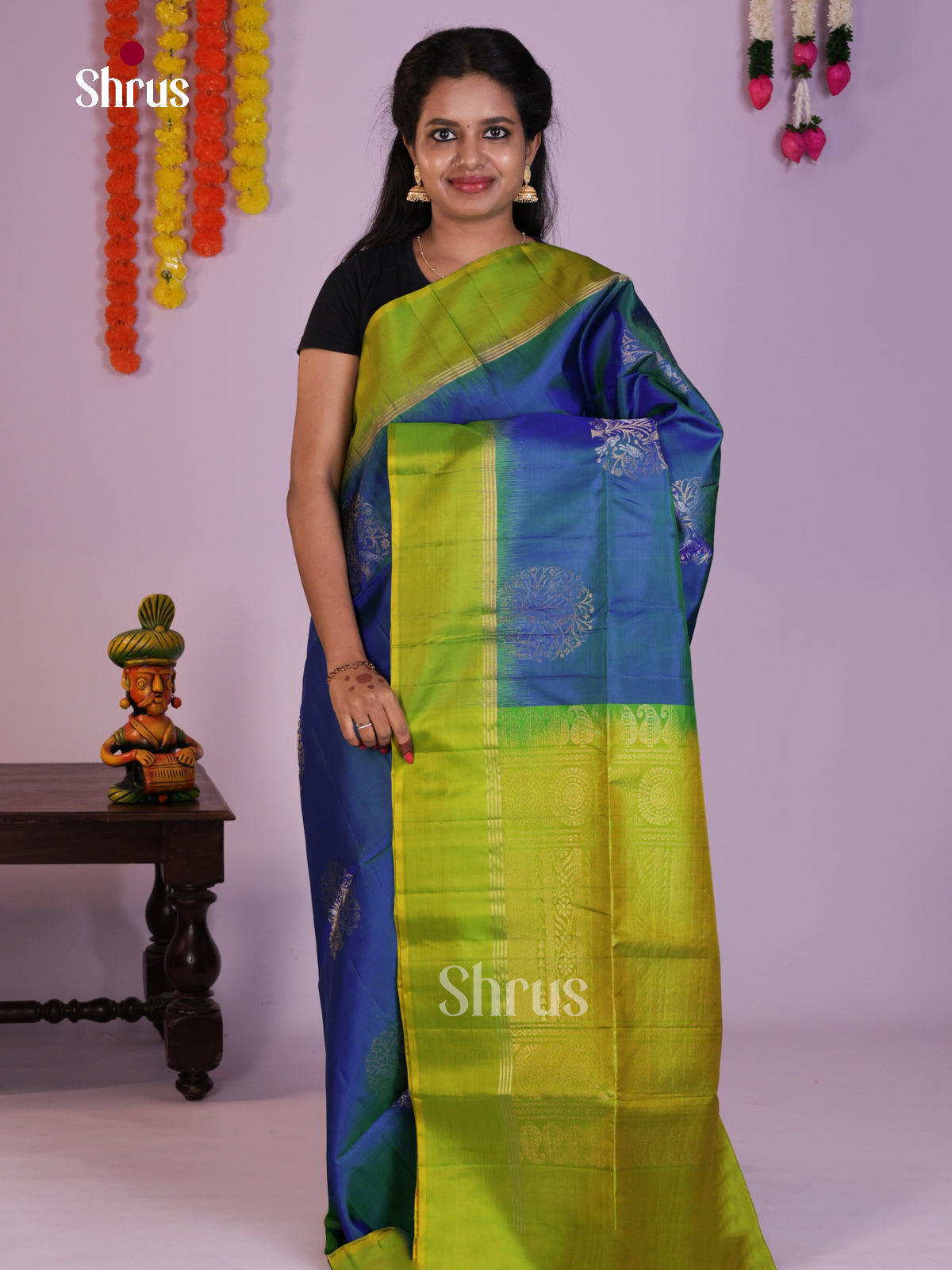 DLS15040 - Soft Silk (HR) Saree - Shop on Shrus.com