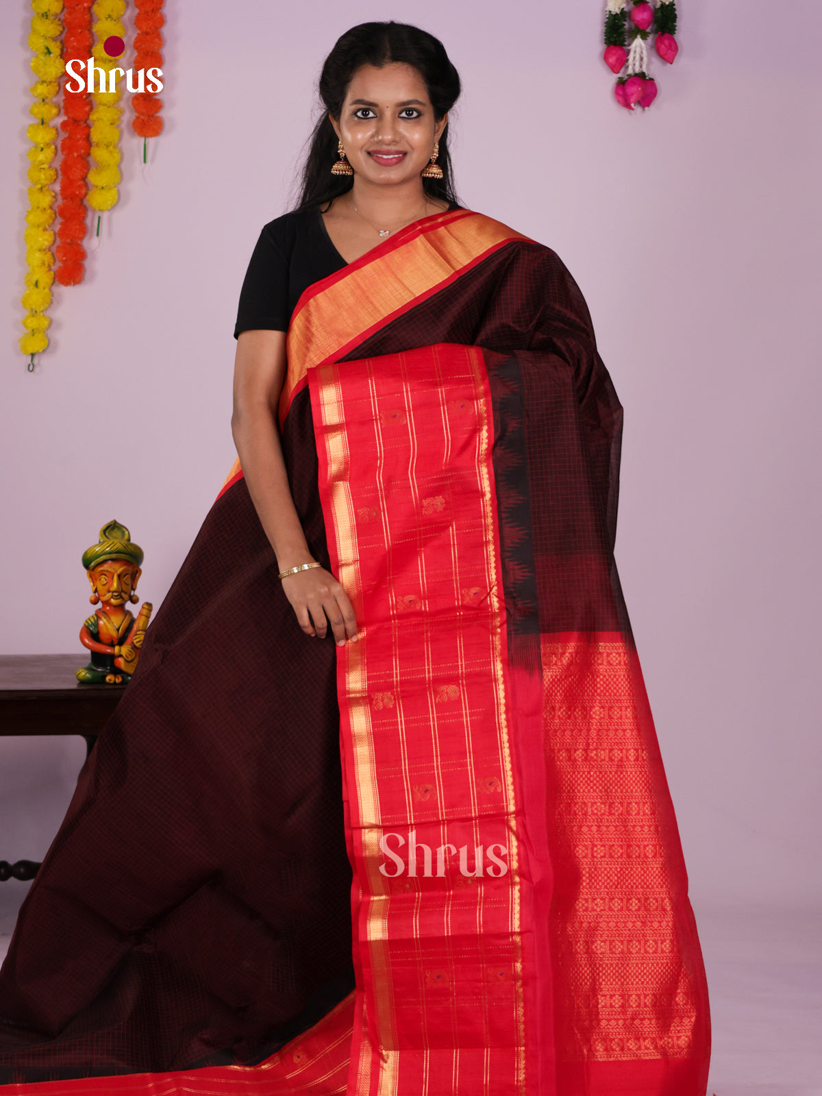 DLS15061 - Korvai-Big border Saree