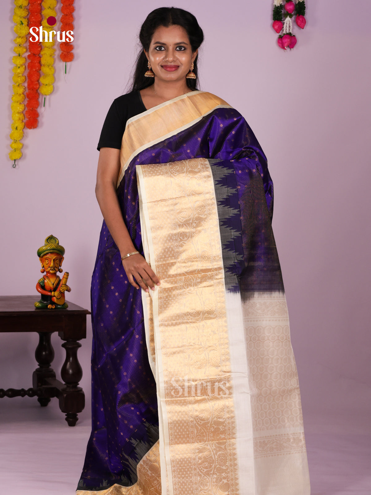 DLS15066 - Korvai-Big border Saree