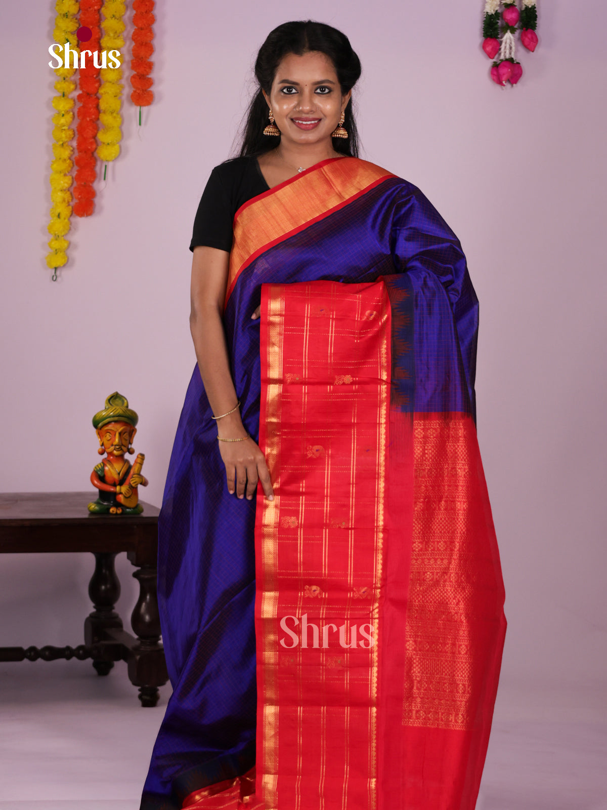 DLS15069 - Korvai-Big border Saree
