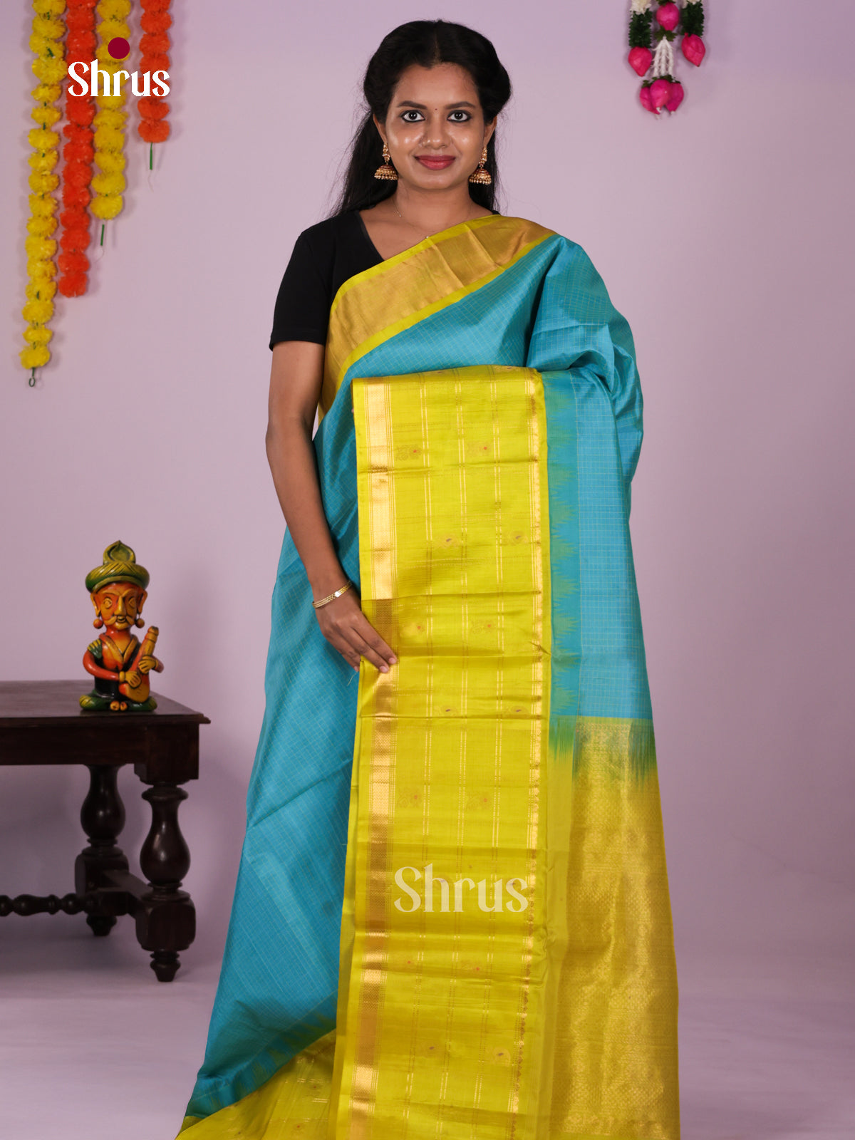 DLS15072 - Korvai-Big border Saree