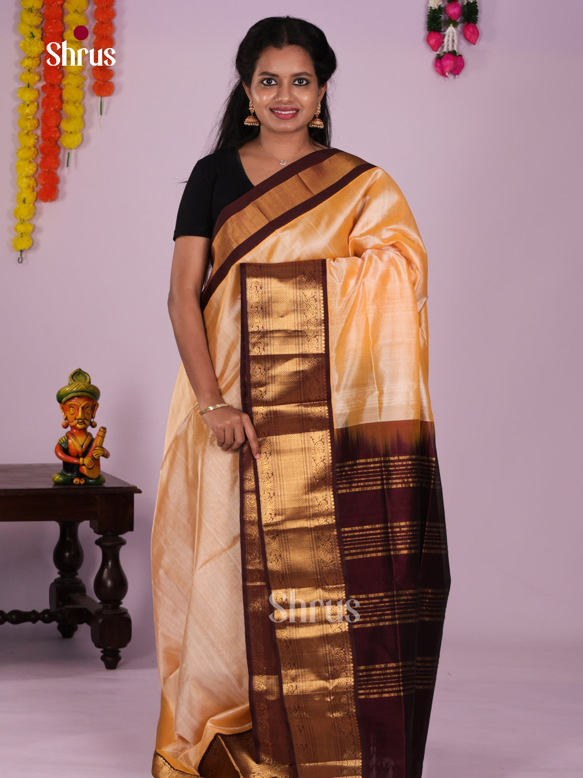 DLS15106 - Korvai-Medium border Saree