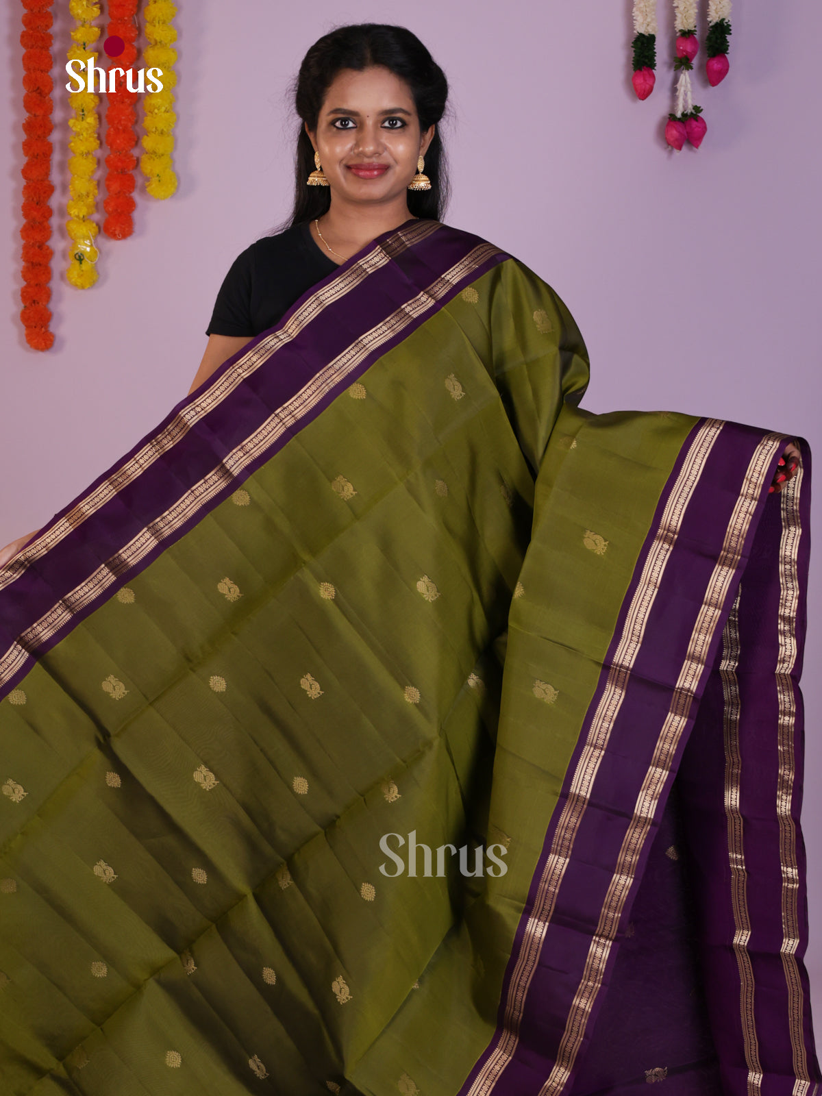 DLS15111 - Soft Silk (LR) Saree - Shop on Shrus.com