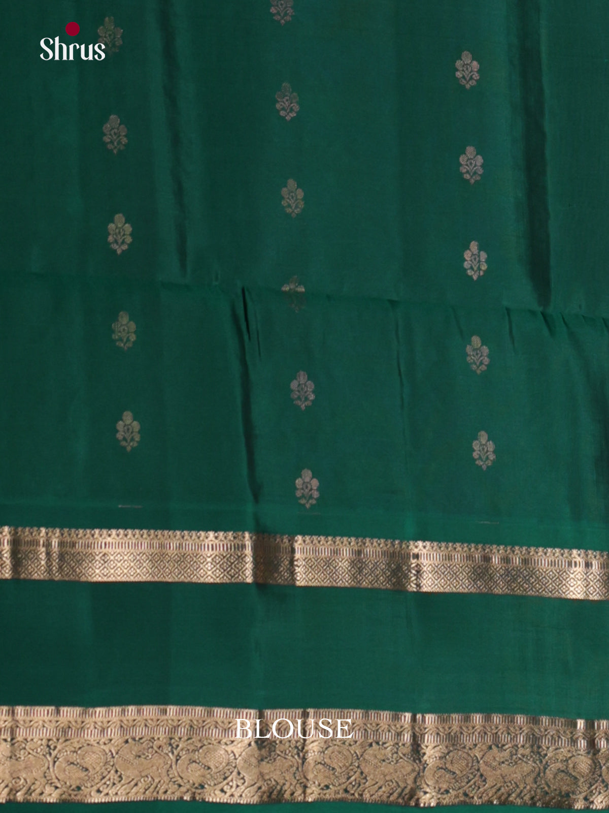 Classic Wine & Green Soft Silk Saree with zari buttas & rettaipet Border - Shop on Shrus.com