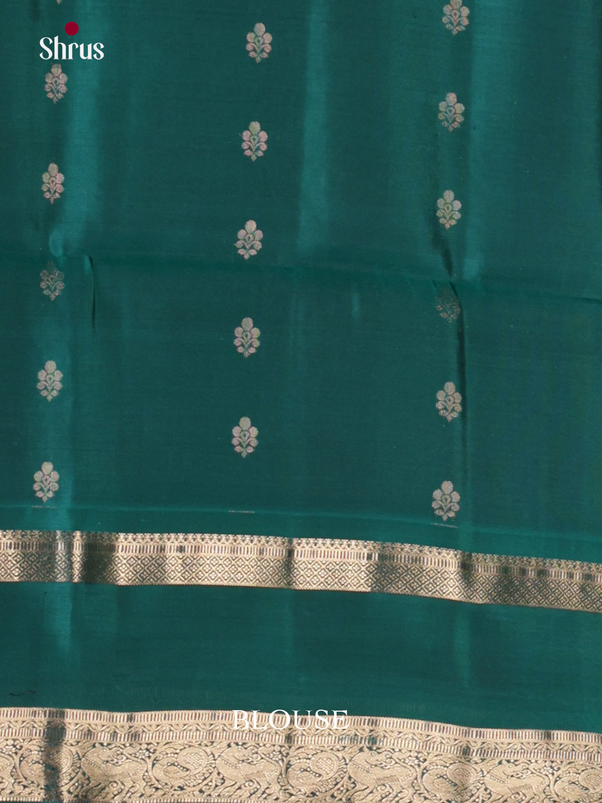 Elegant Violet & Green Soft Silk Saree with zari Buttas , rettaipet border - Shop on Shrus.com