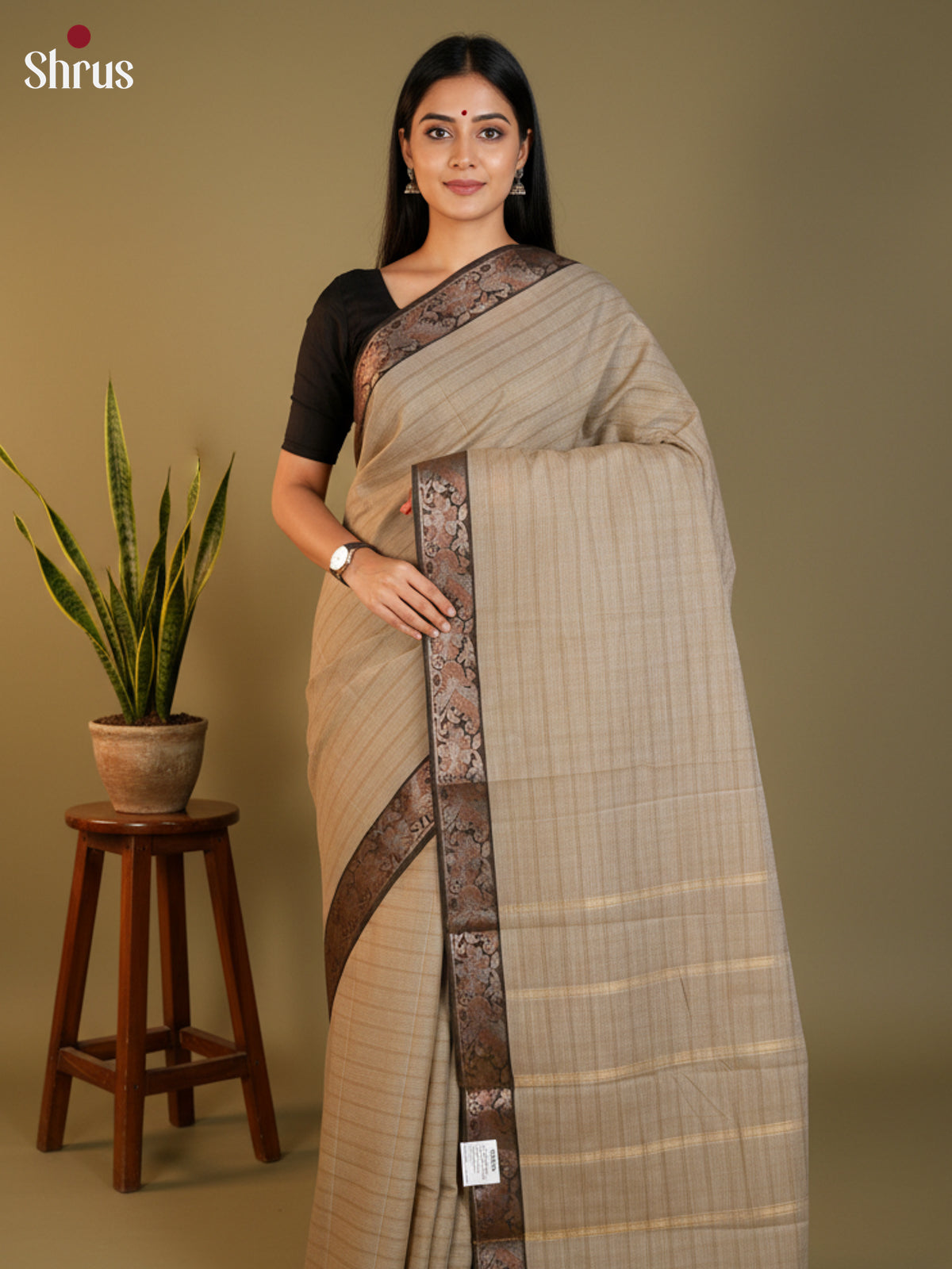 DLS15133 - South Cotton Saree - Shop on Shrus.com