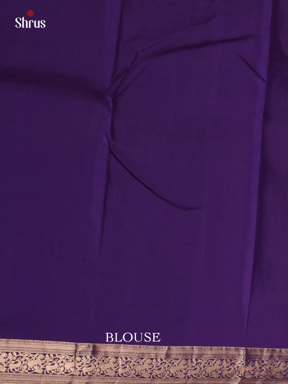 Enchanting Purple Wedding Saree With Zari Buttas & Brocade Pallu