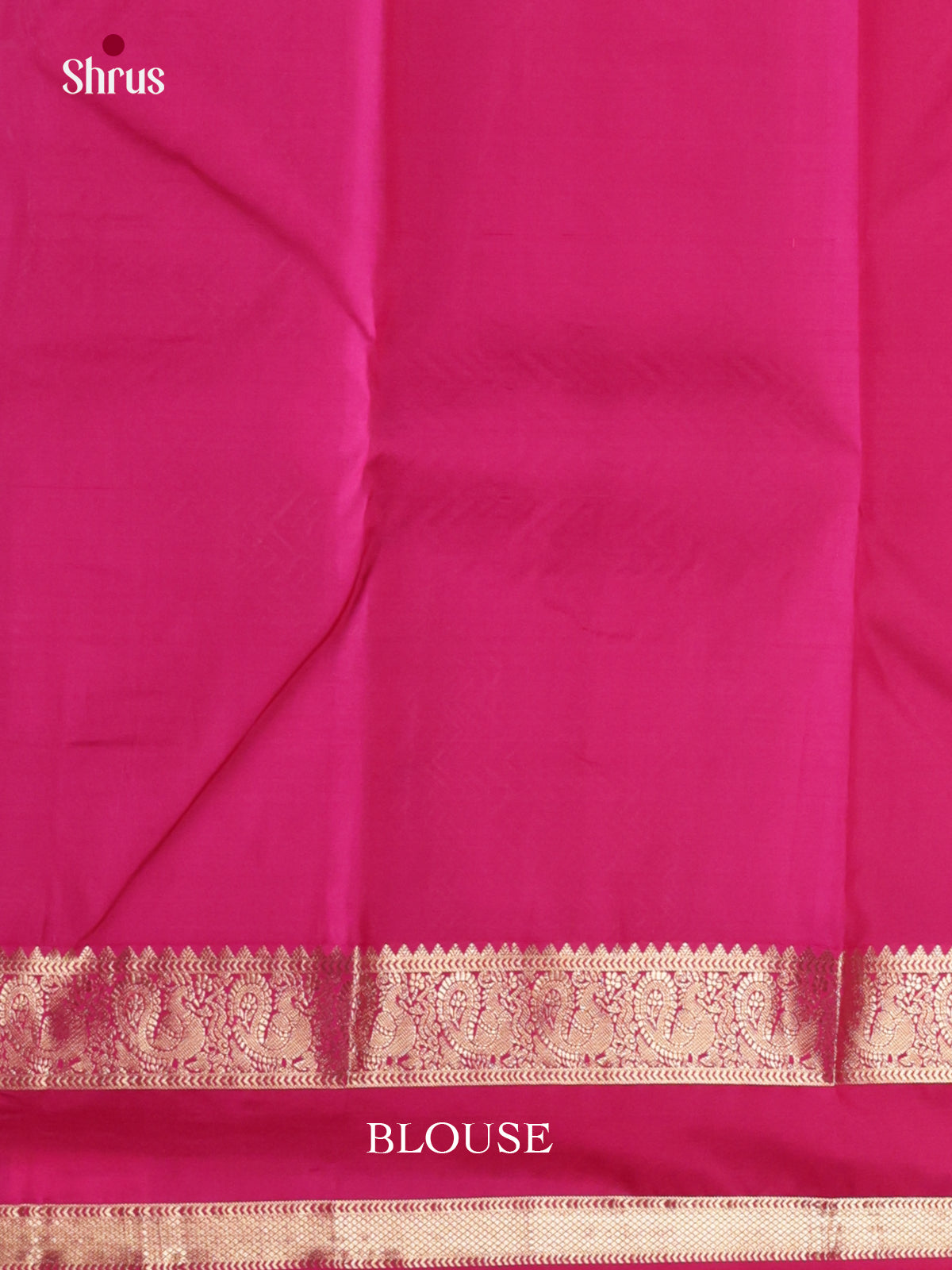 Timeless Orange Bridal Saree With Golden Thilagam Buttas & Pink Rettaipet Border