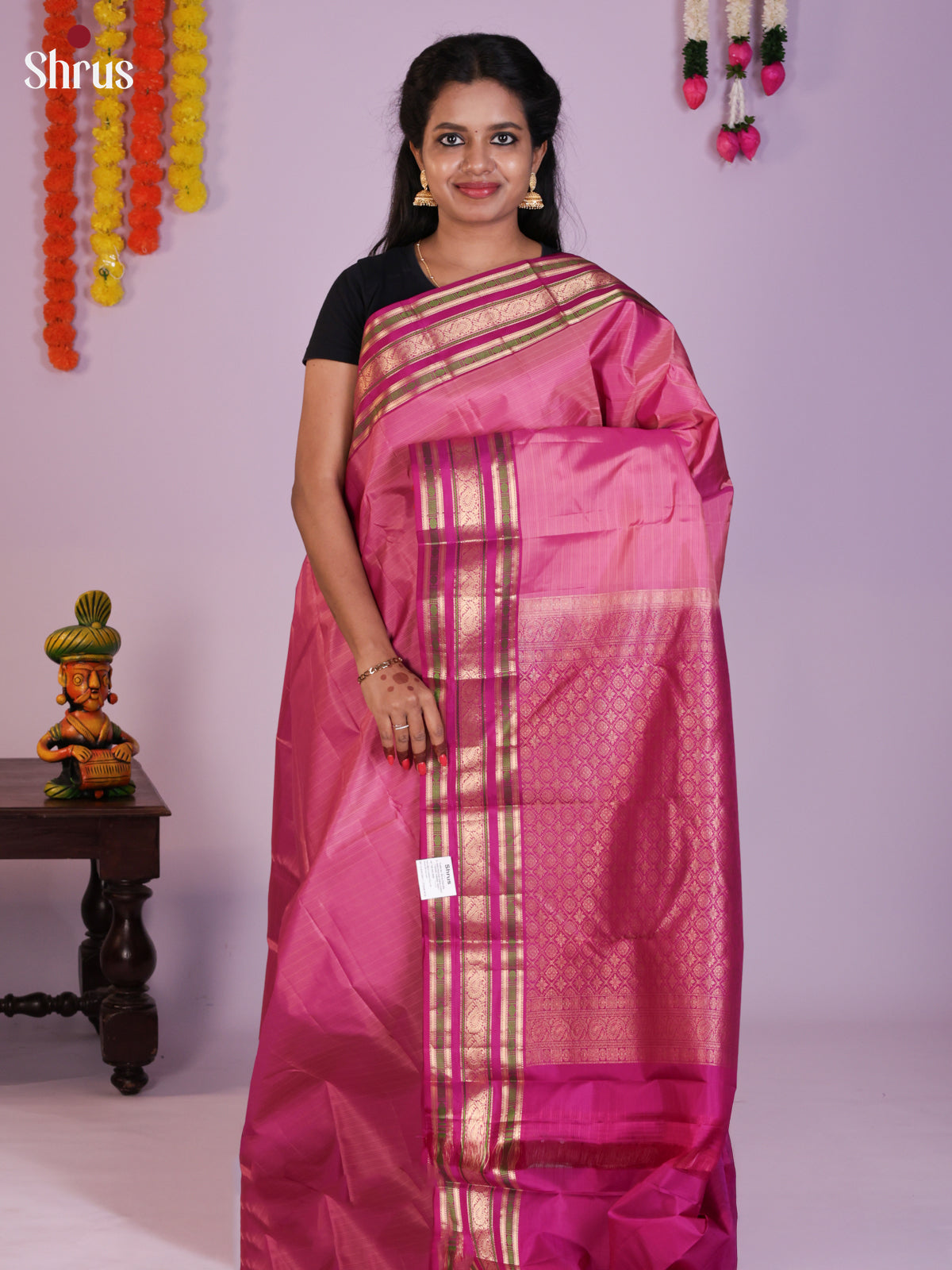 DLS16144 - Kanchipuram silk (HR) Saree - Shop on Shrus.com