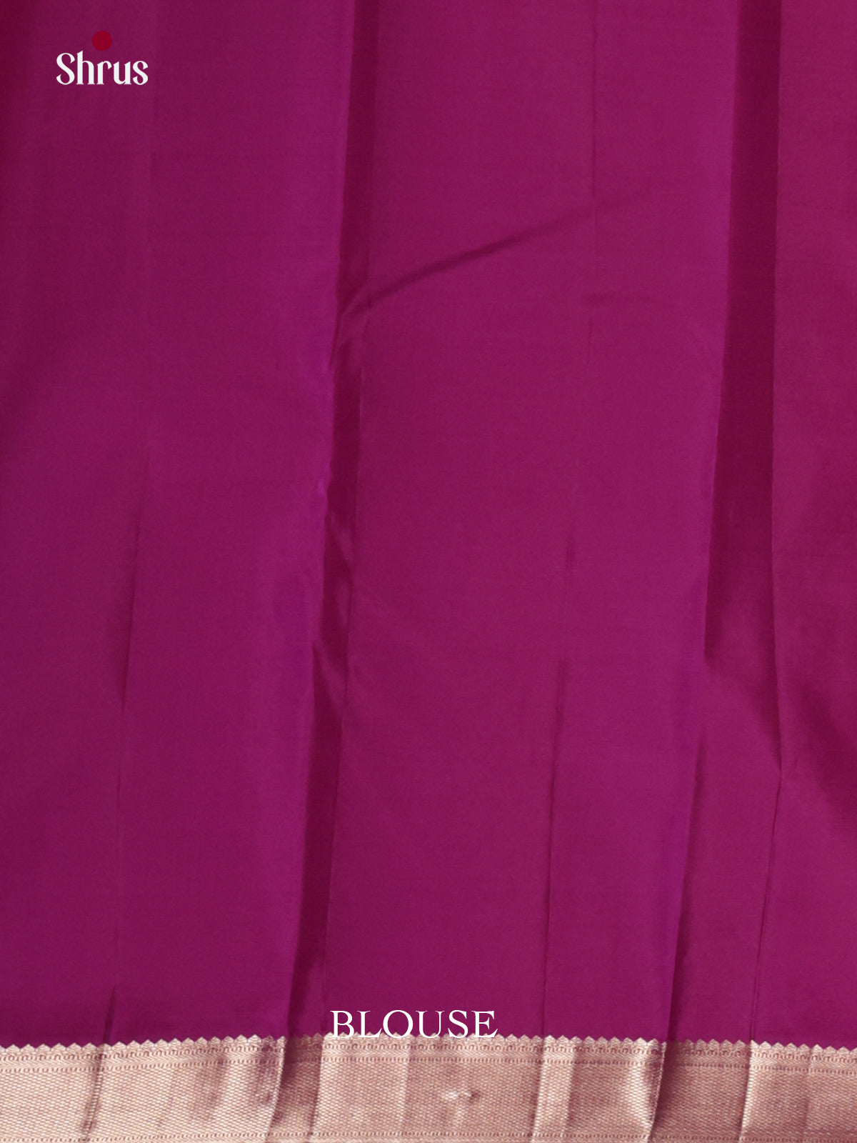 Luxurious Purple Silk Saree With Floral Buttas & Pink Border