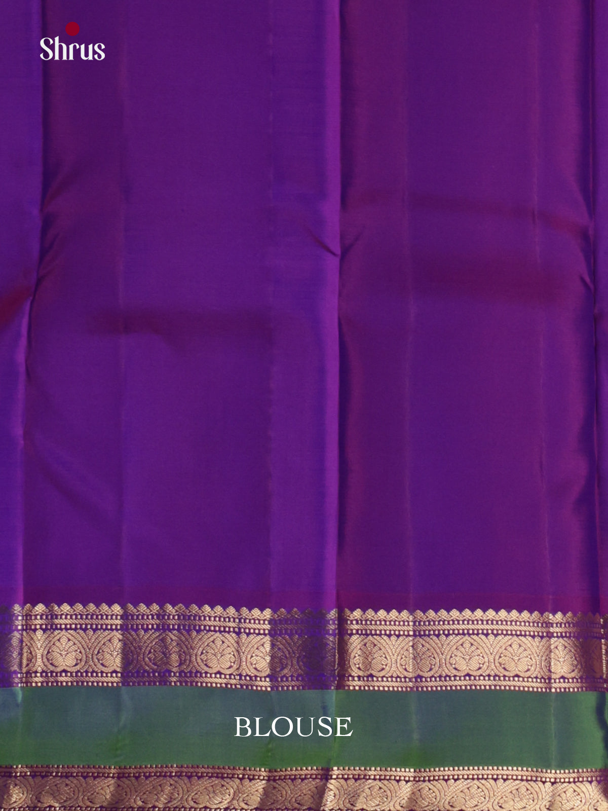 Bluish Green Silk Saree with Rettaipet Zari Border