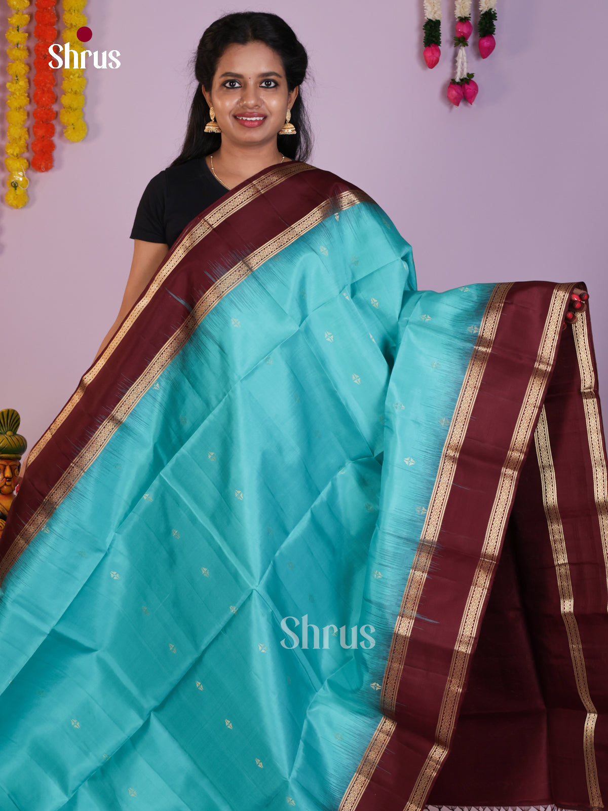 DLS16175 - Soft Silk (HR) Saree - Shop on Shrus.com
