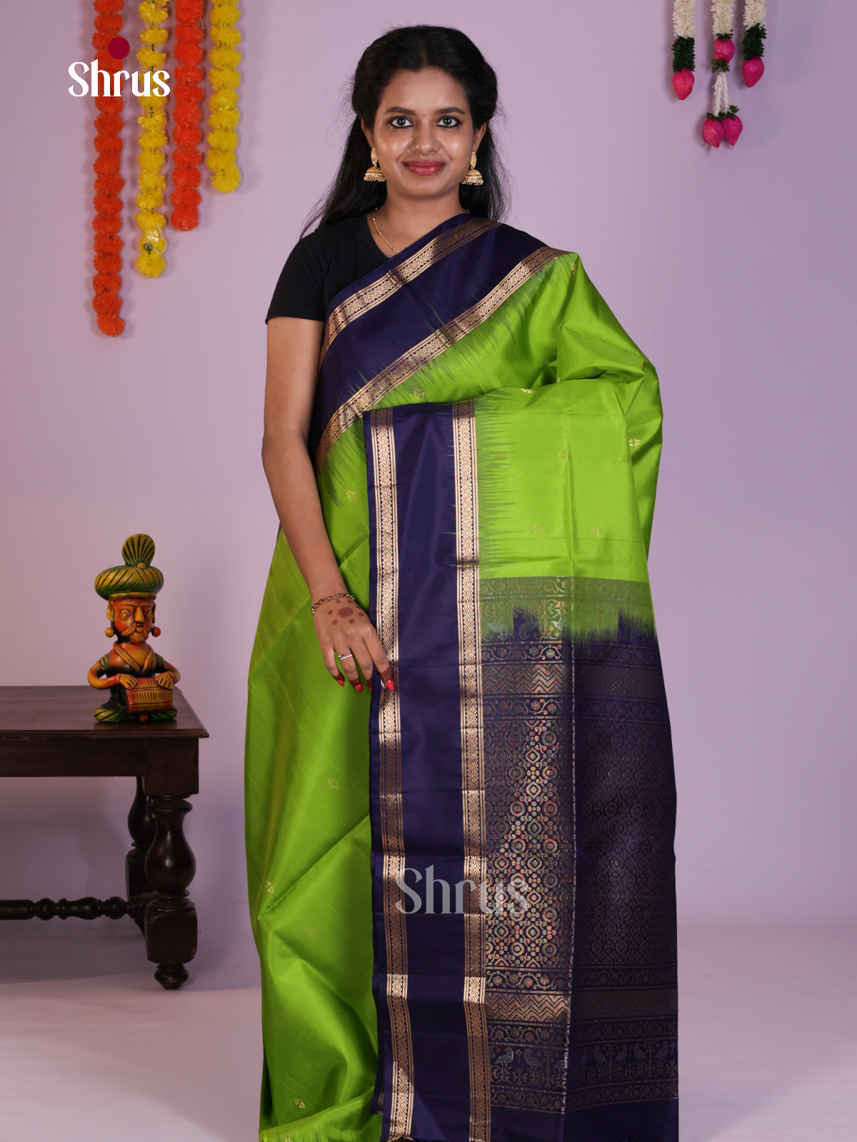 DLS16182 - Soft Silk (HR) Saree - Shop on Shrus.com