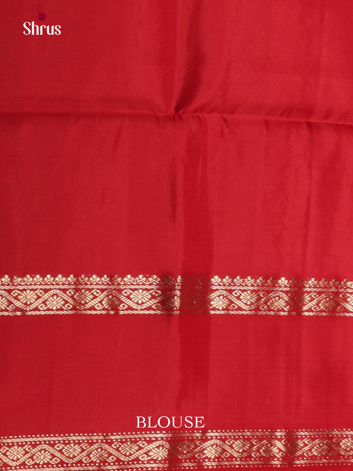 Vibrant Blue & Red Soft Silk Saree with zari buttas & Rettaipet Border