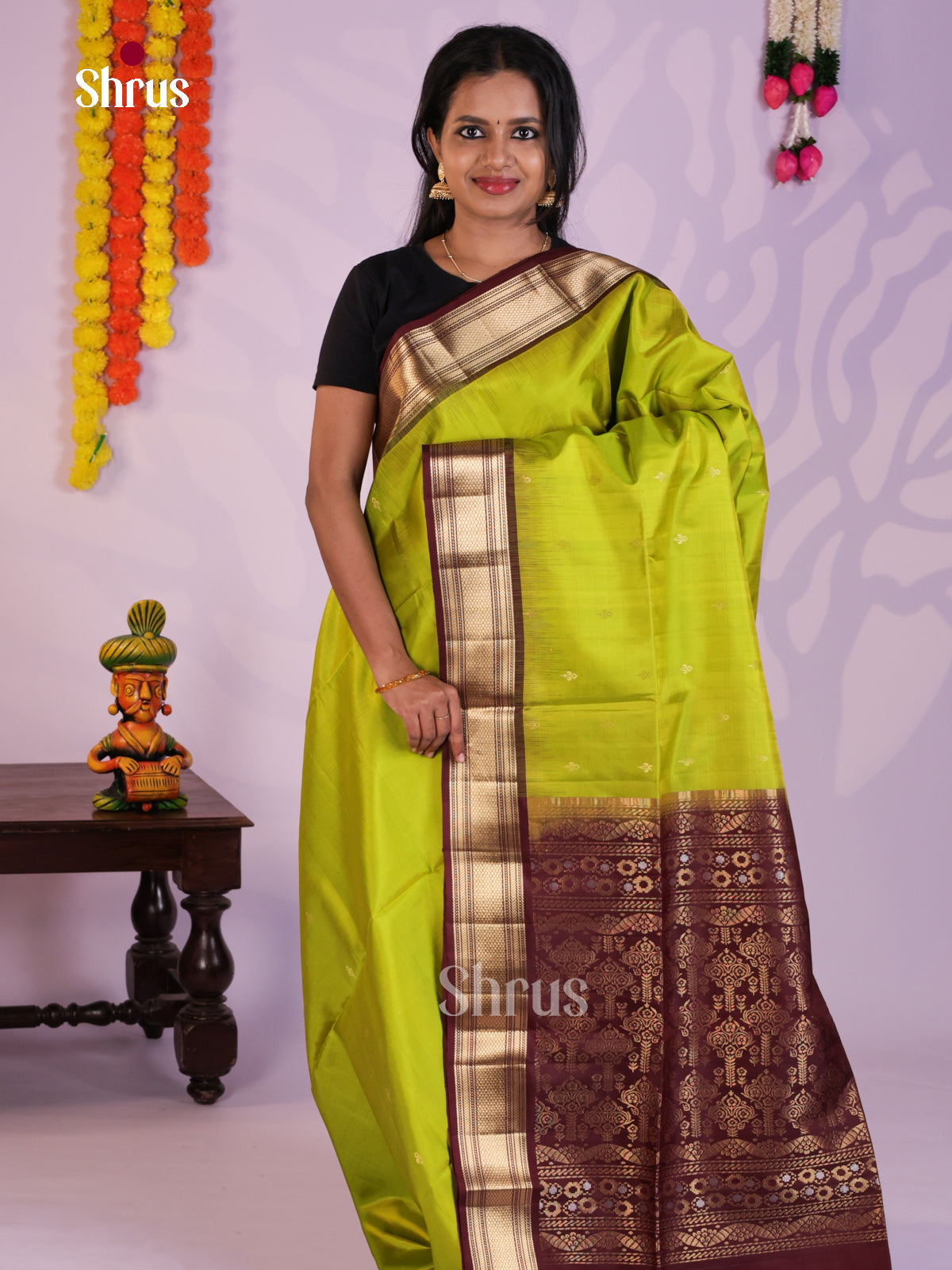 DLS16186 - Soft Silk (HR) Saree - Shop on Shrus.com