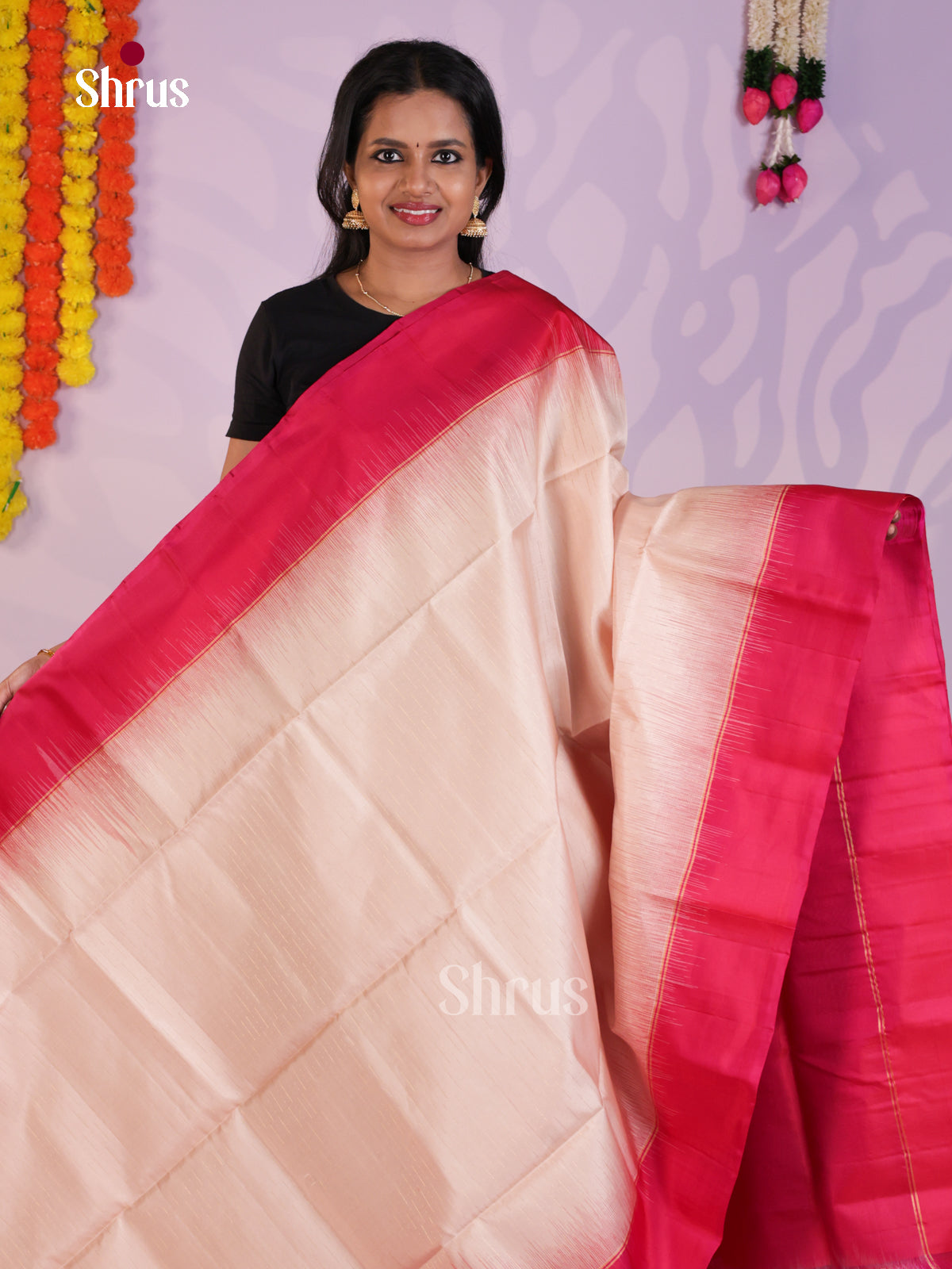 DLS16200 - Soft Silk (HR) Saree - Shop on Shrus.com
