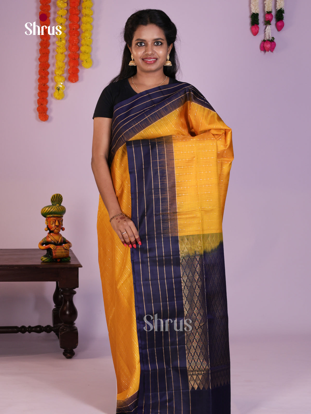 DLS16210 - Soft Silk (HR) Saree - Shop on Shrus.com