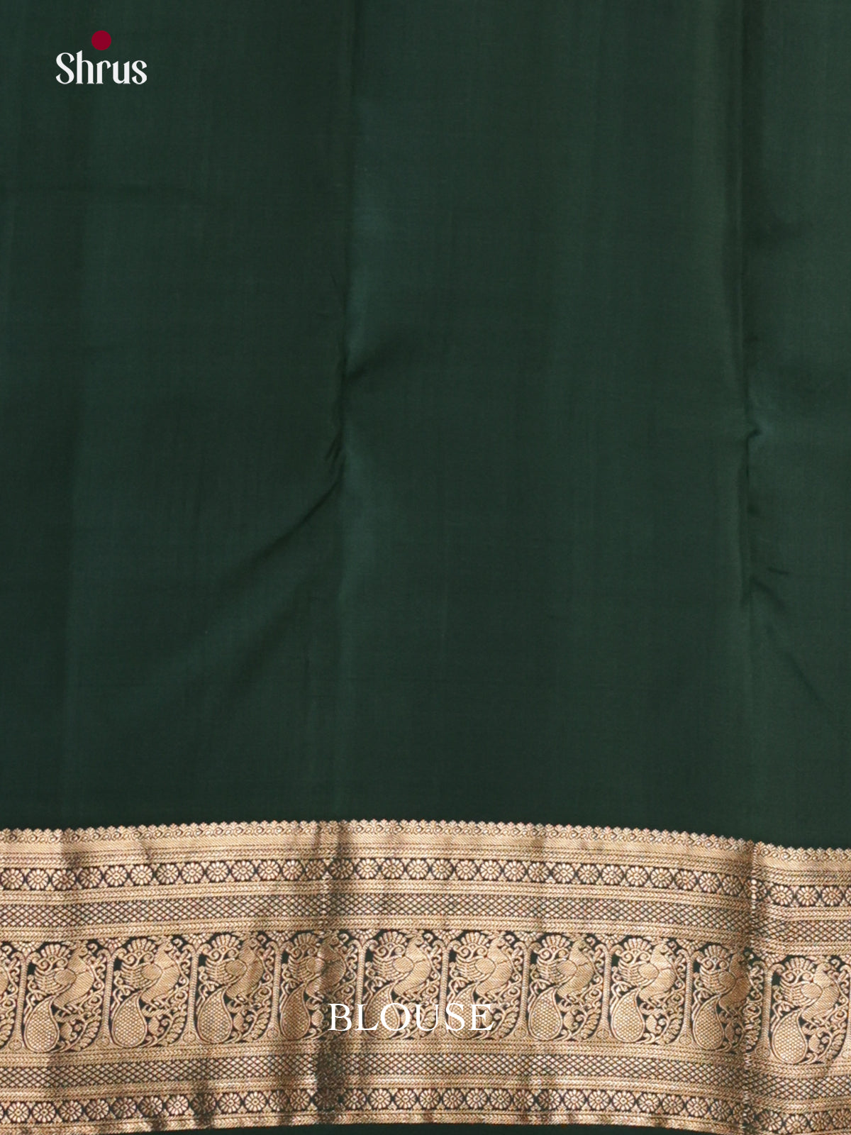 Radiant Rani Pink Wedding Saree with Gold Motifs & Green Zari Pallu
