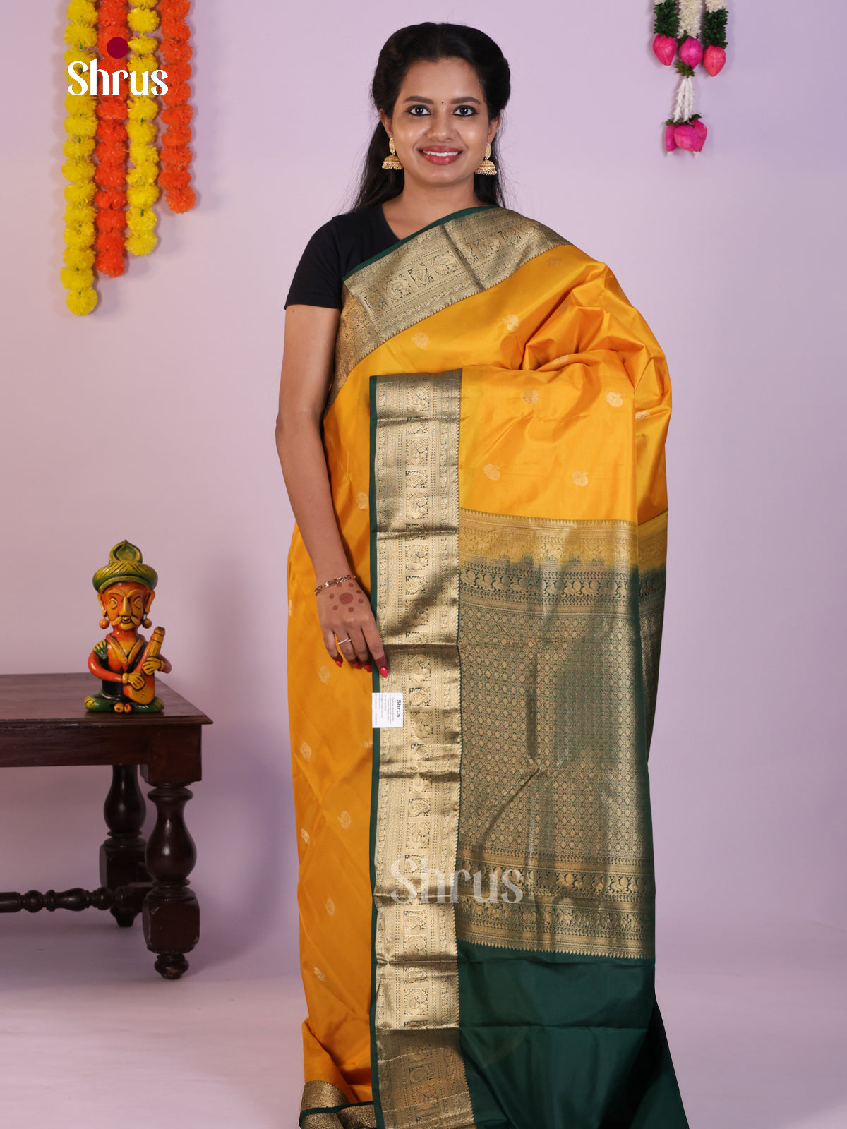DLS16280 - Kanchipuram Korvai Butta Saree