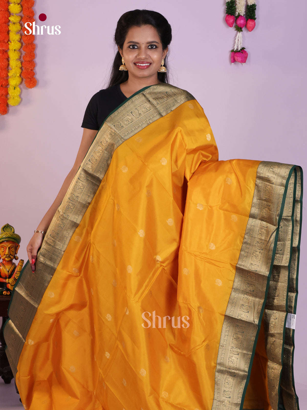 DLS16280 - Kanchipuram Korvai Butta Saree