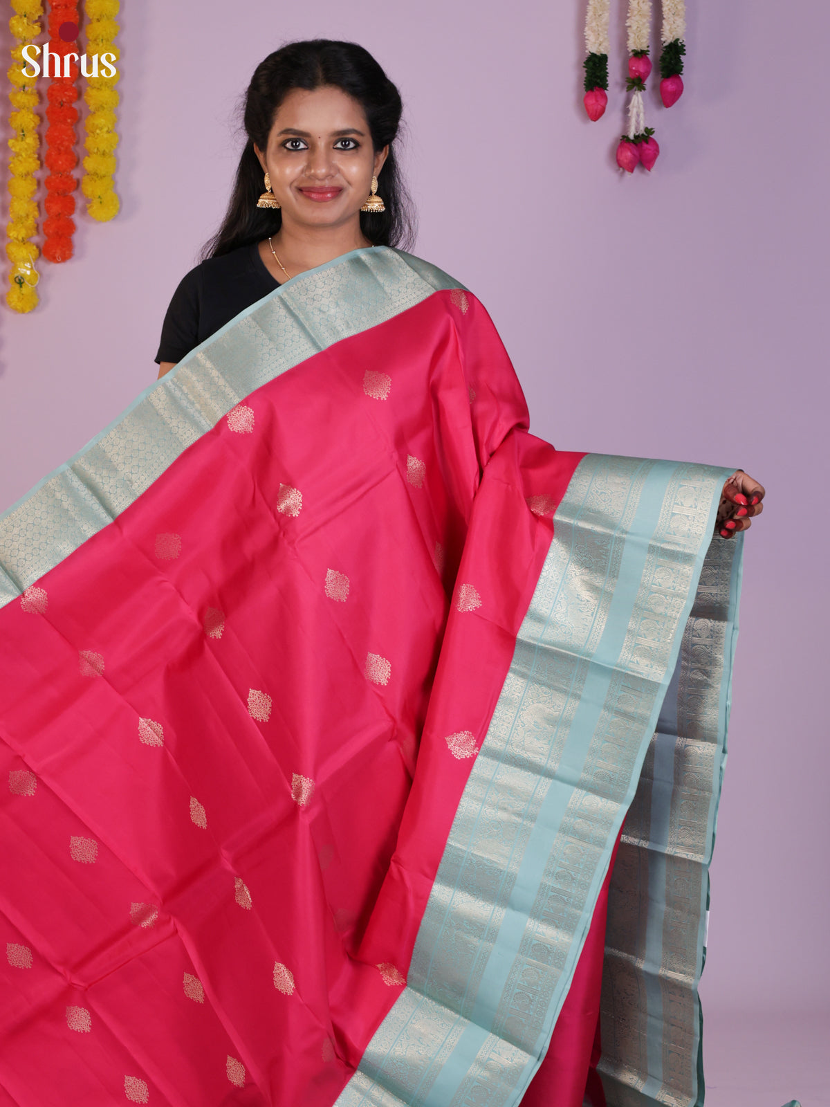 DLS16285 - Kanchipuram Korvai Butta Saree