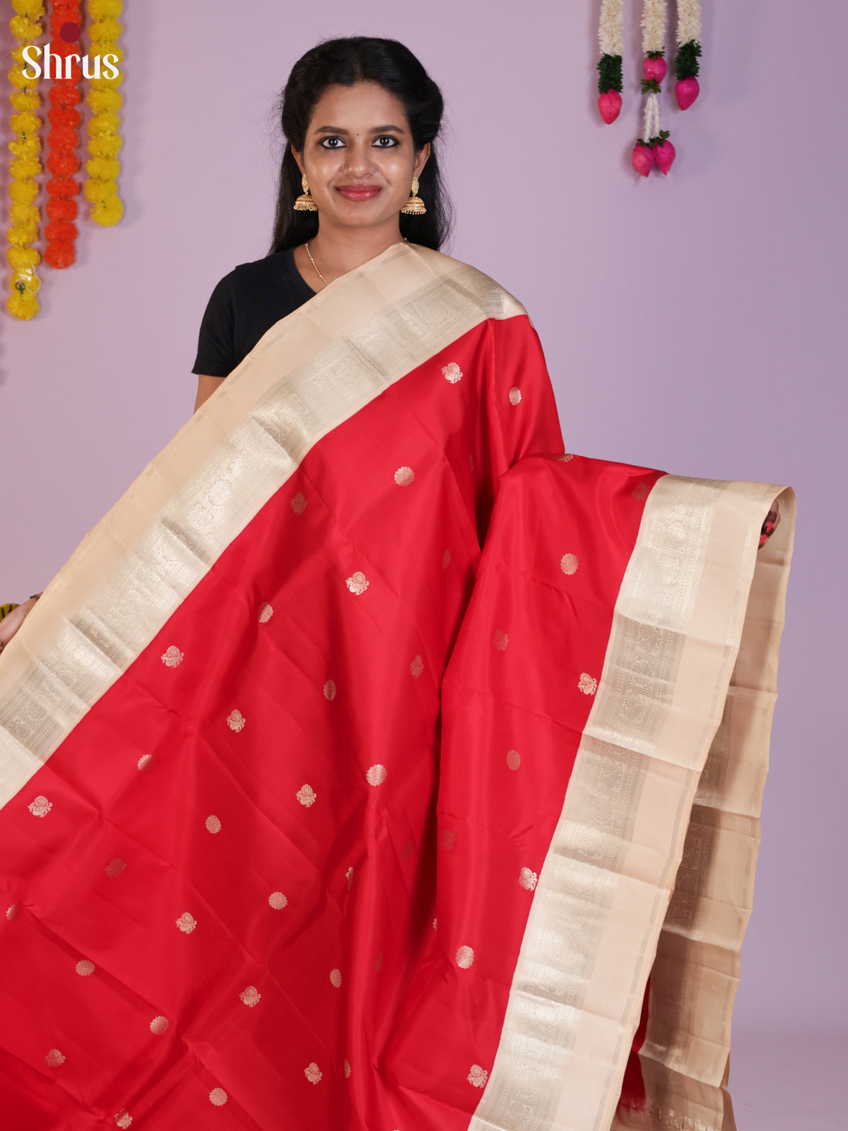 DLS16286 - Kanchipuram Korvai Butta Saree