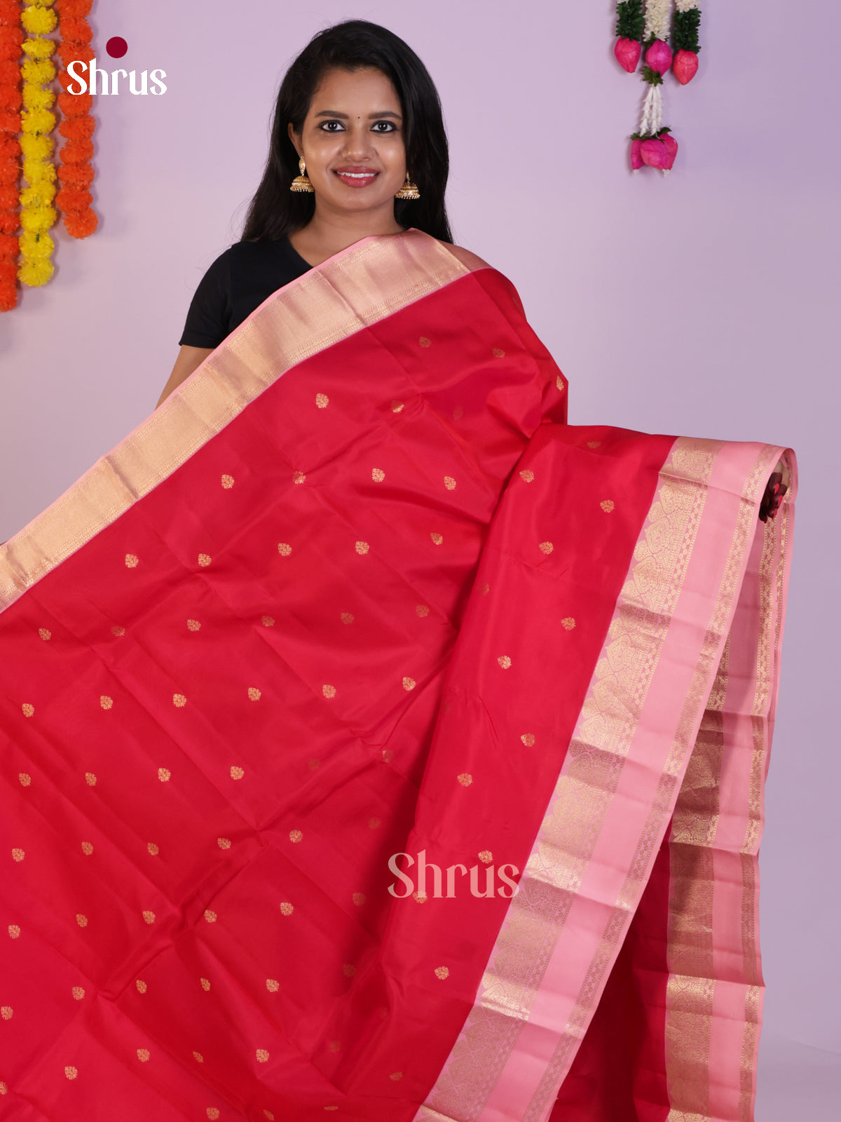 DLS16306 - Kanchipuram Korvai Butta Saree