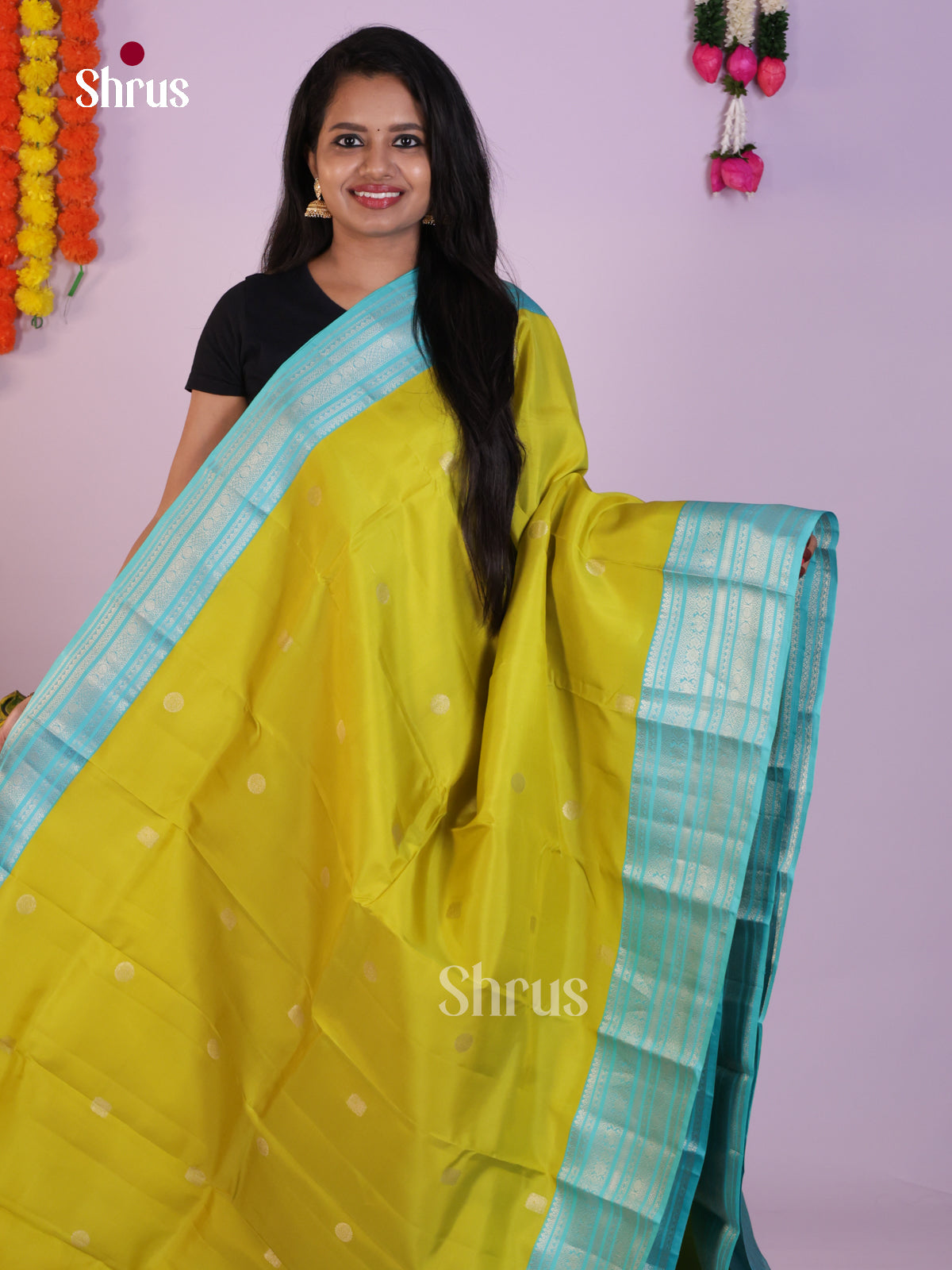 DLS16319 - Kanchipuram Korvai Butta Saree