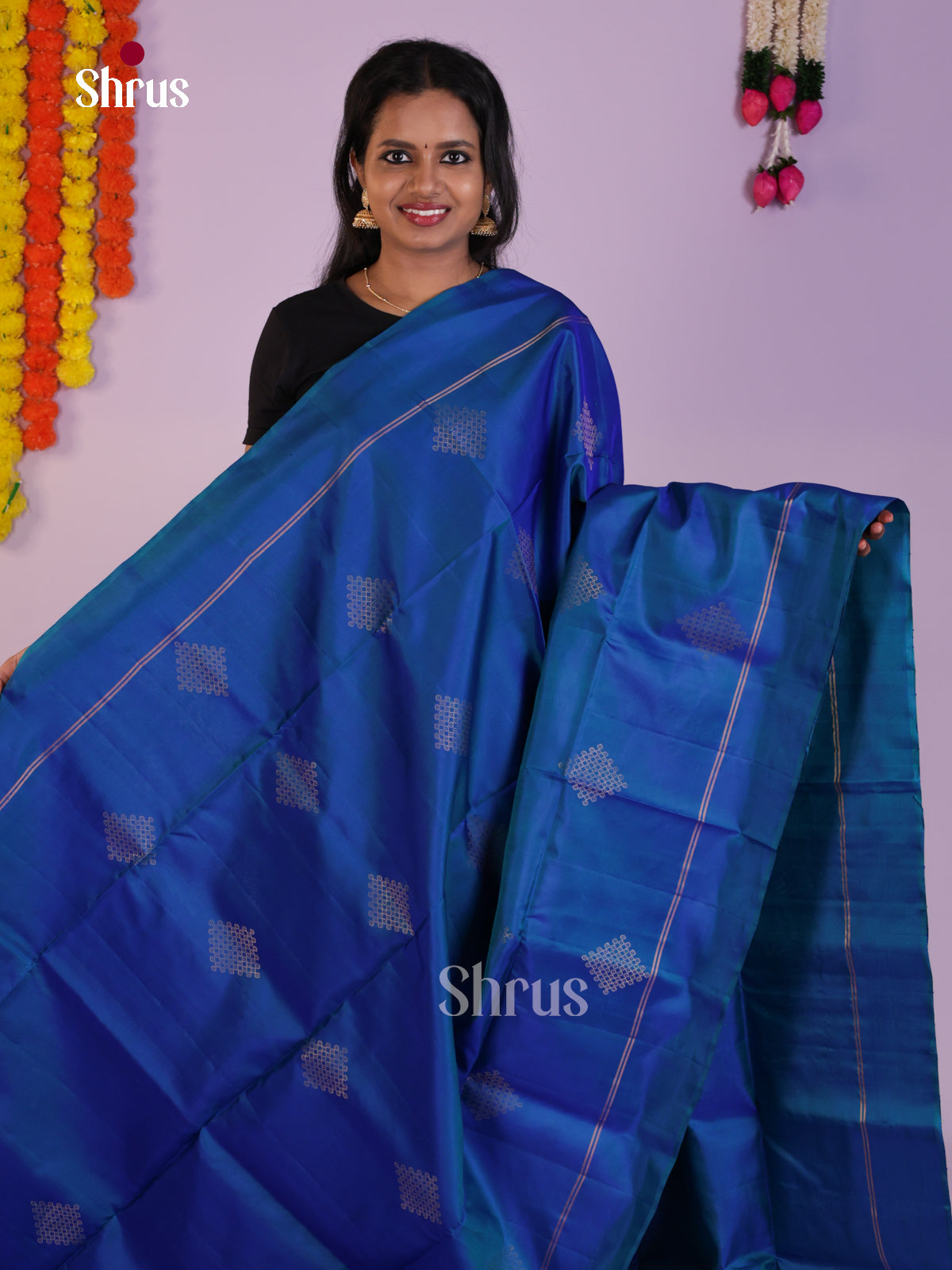 DLS17011 - Soft Silk (HR) Saree - Shop on Shrus.com