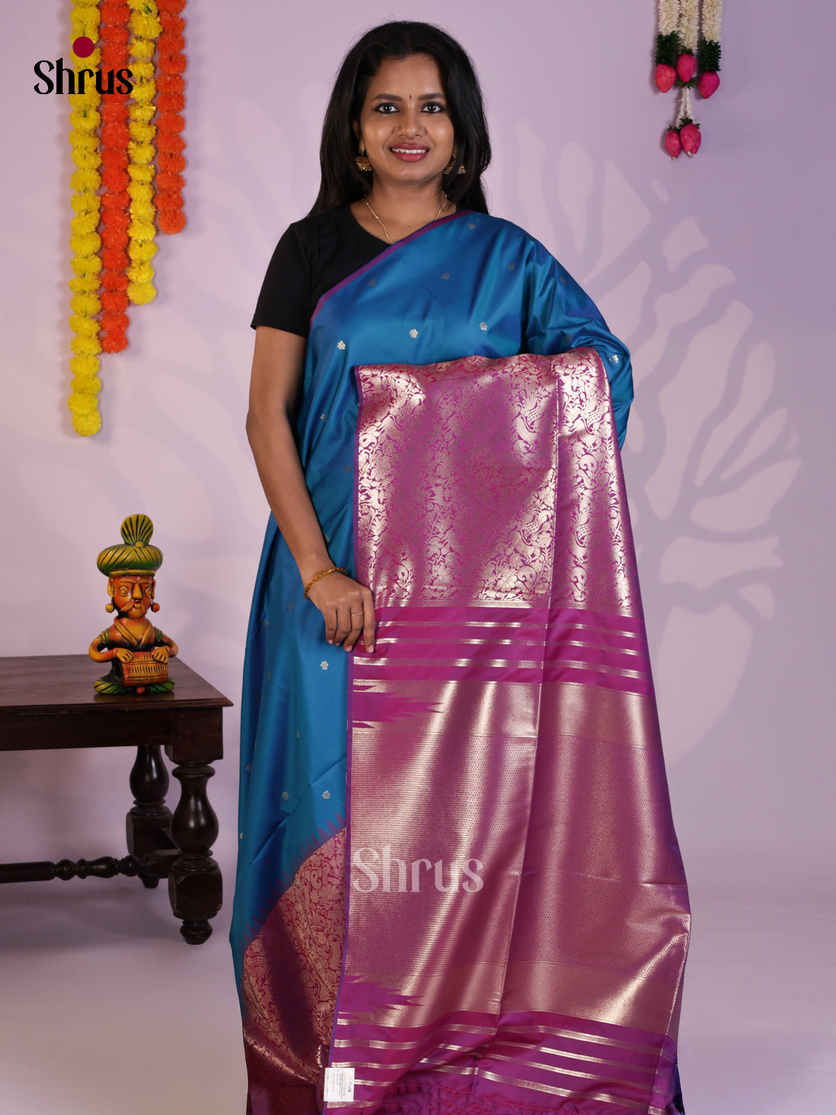 DLS18015 - Semi Softsilk Saree