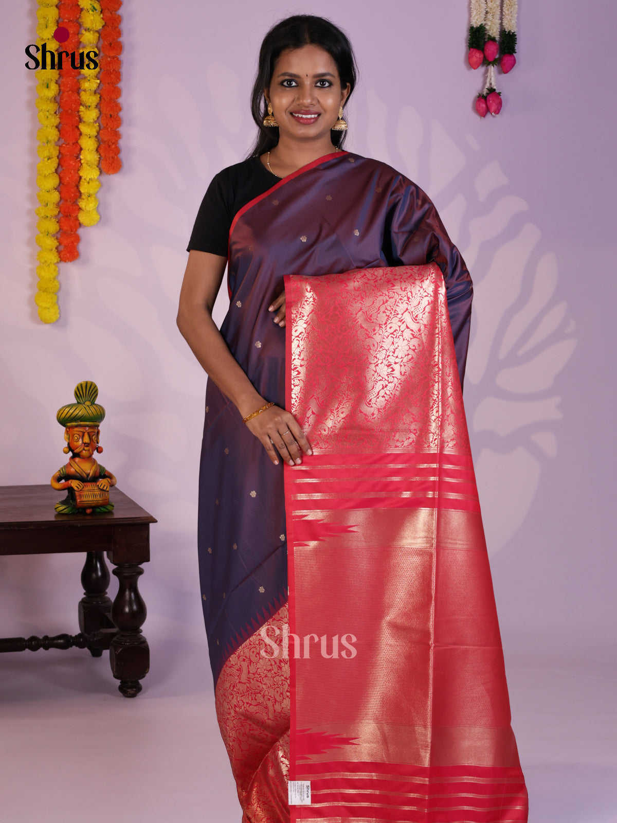 DLS18017 - Semi Softsilk Saree