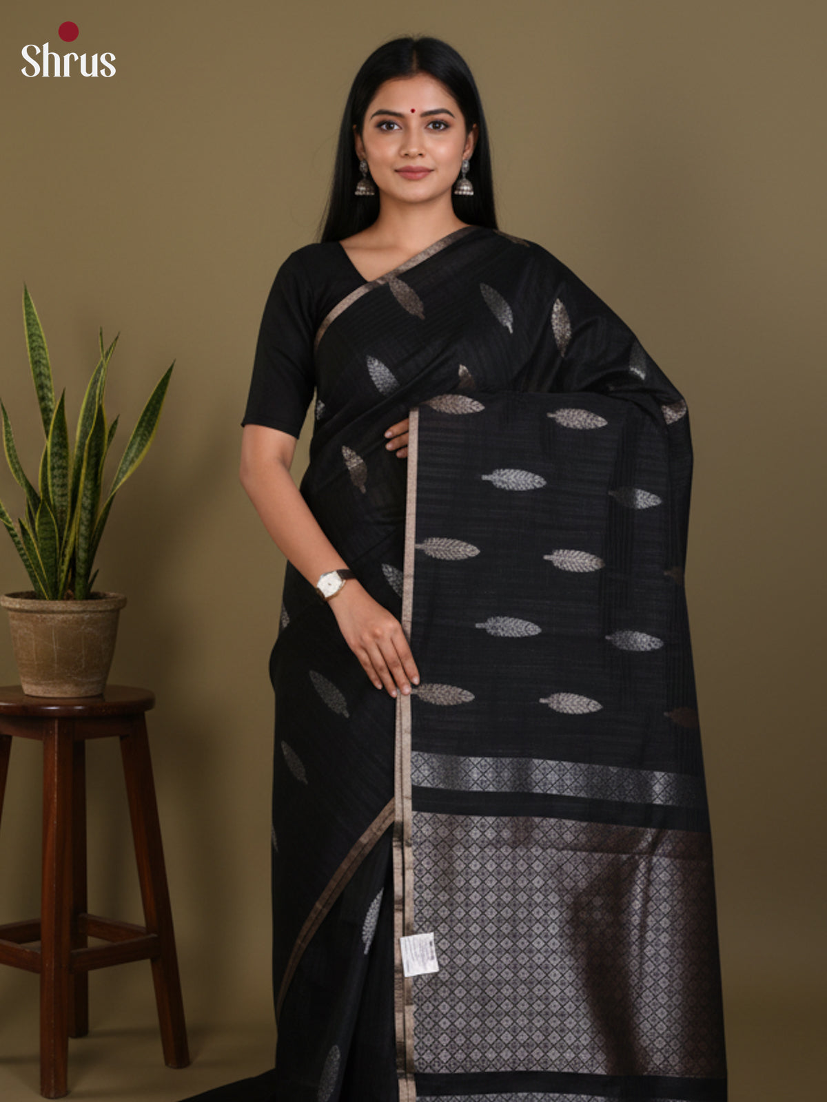 DLS18069 - Semi Jute Saree - Shop on Shrus.com