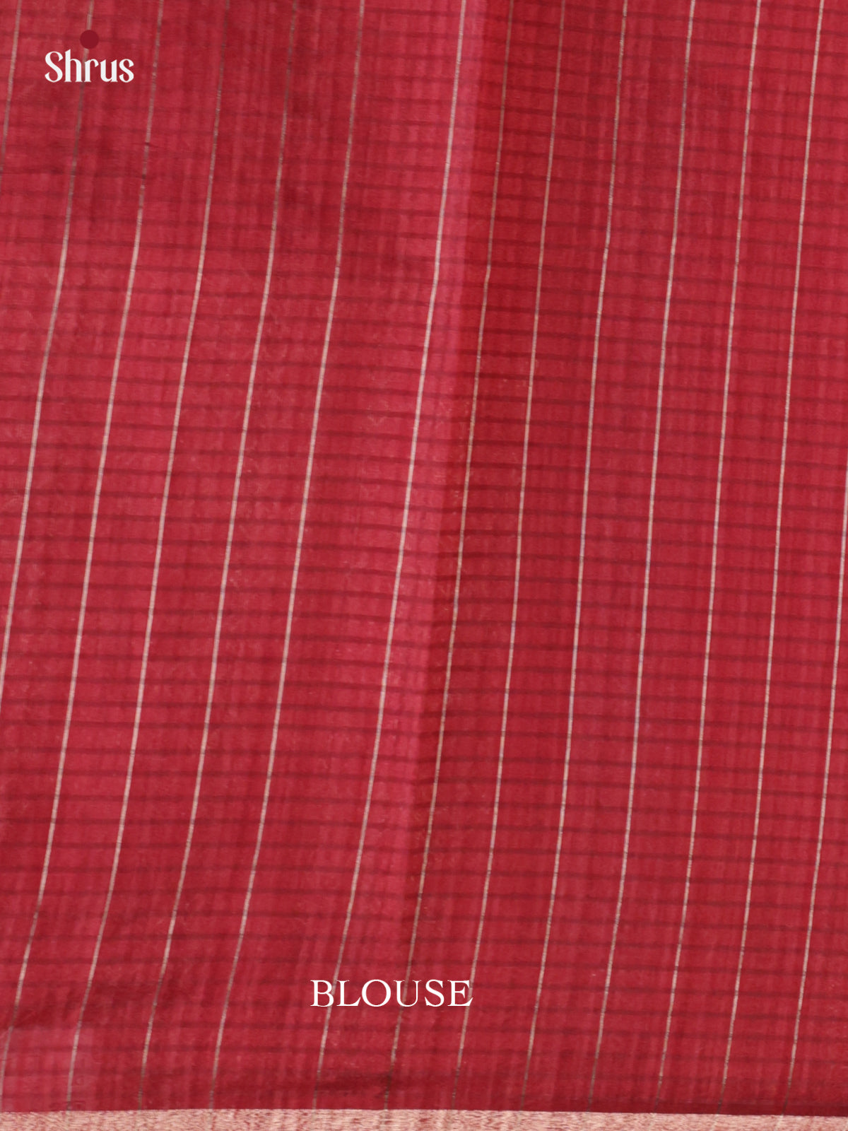 Maroon  - Semi Jute Saree- DLS18070 - Shop on Shrus.com