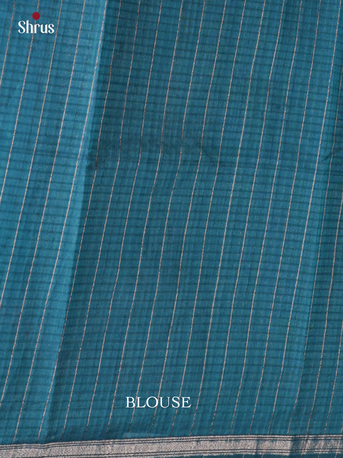 Blue - Semi Jute Saree -DLS19005 - Shop on Shrus.com