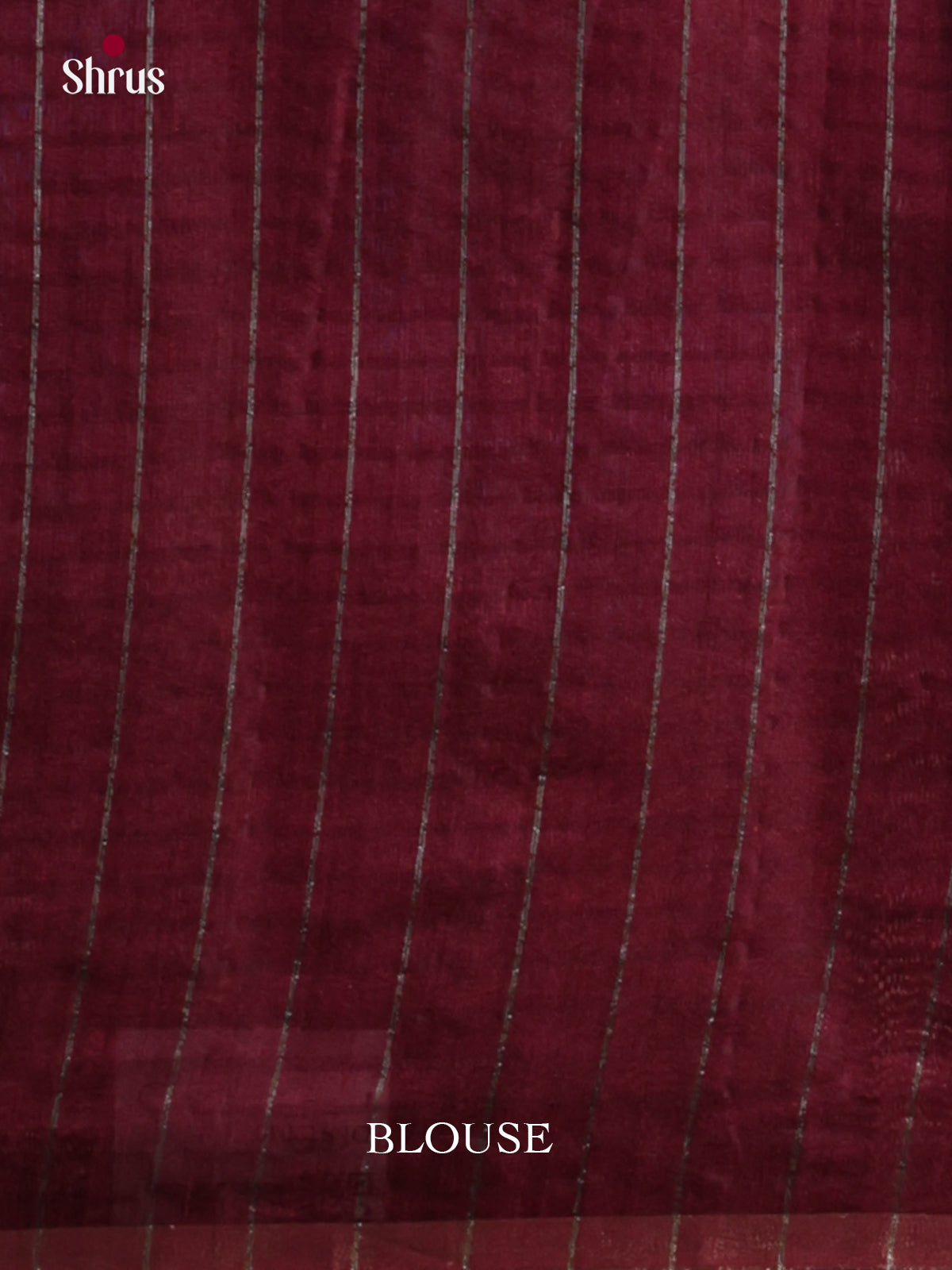 Maroon - Semi Jute Saree -DLS19040