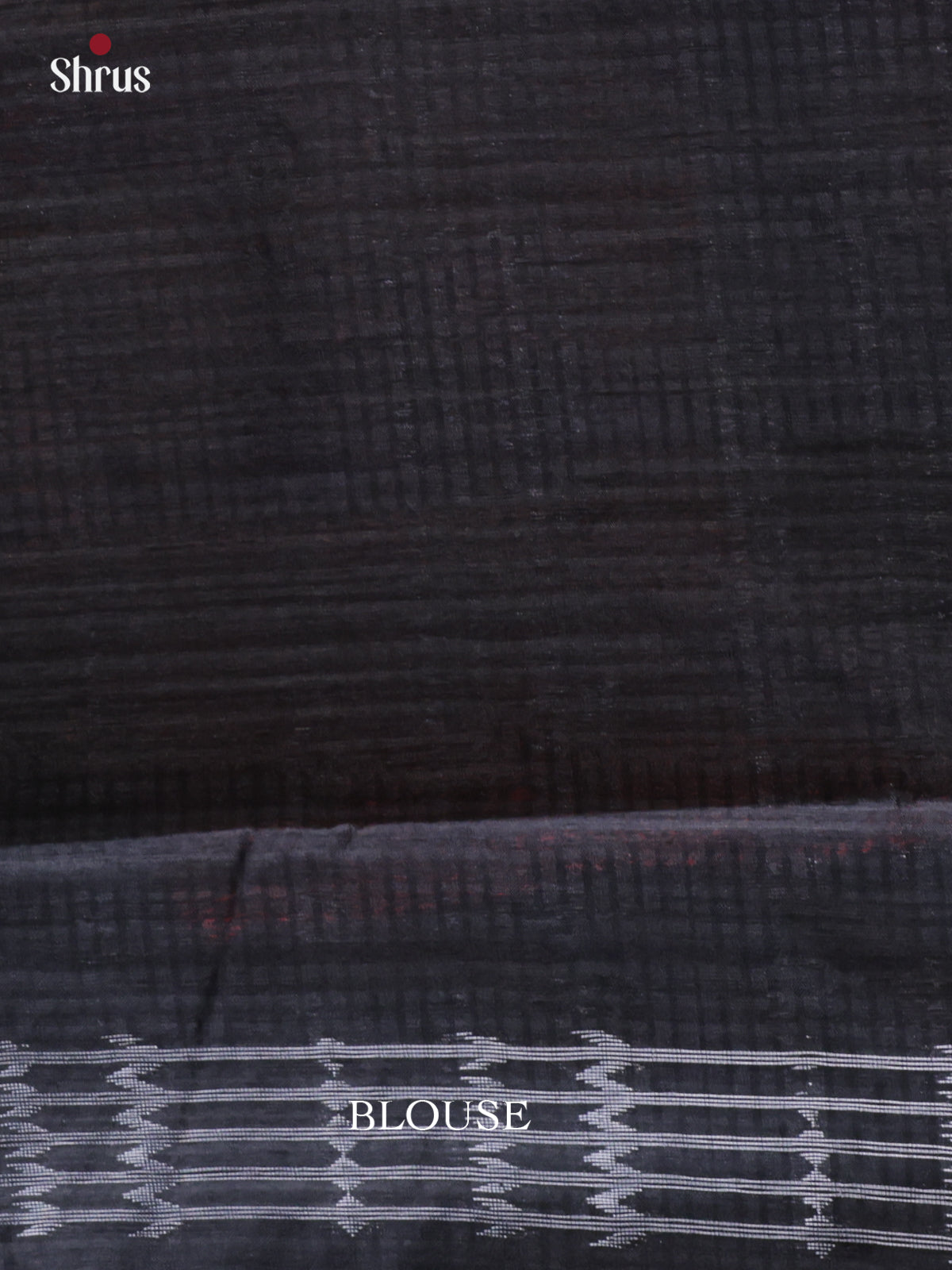 Black  - Semi Jute Saree-DLS19122