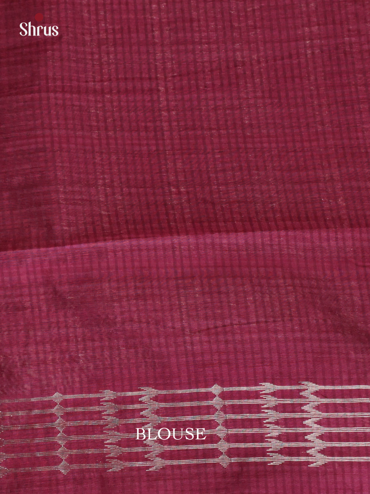 Maroon  - Semi Jute Saree- DLS19124