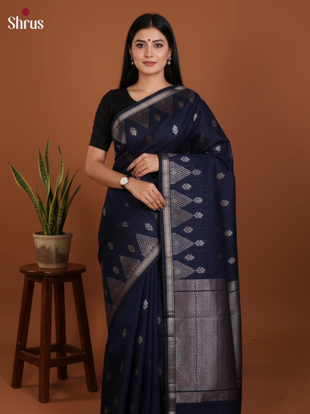 DLS19146 - Semi Jute Saree - Shop on Shrus.com