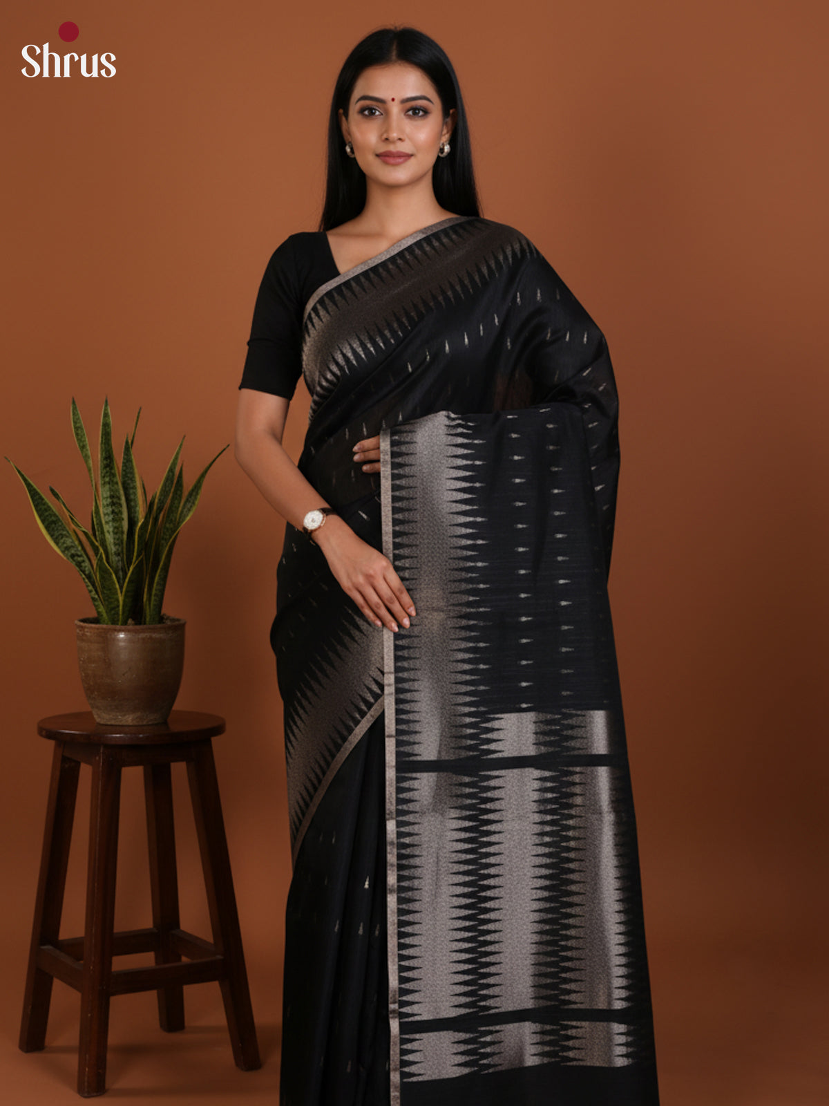 DLS19155 - Semi Jute Saree - Shop on Shrus.com