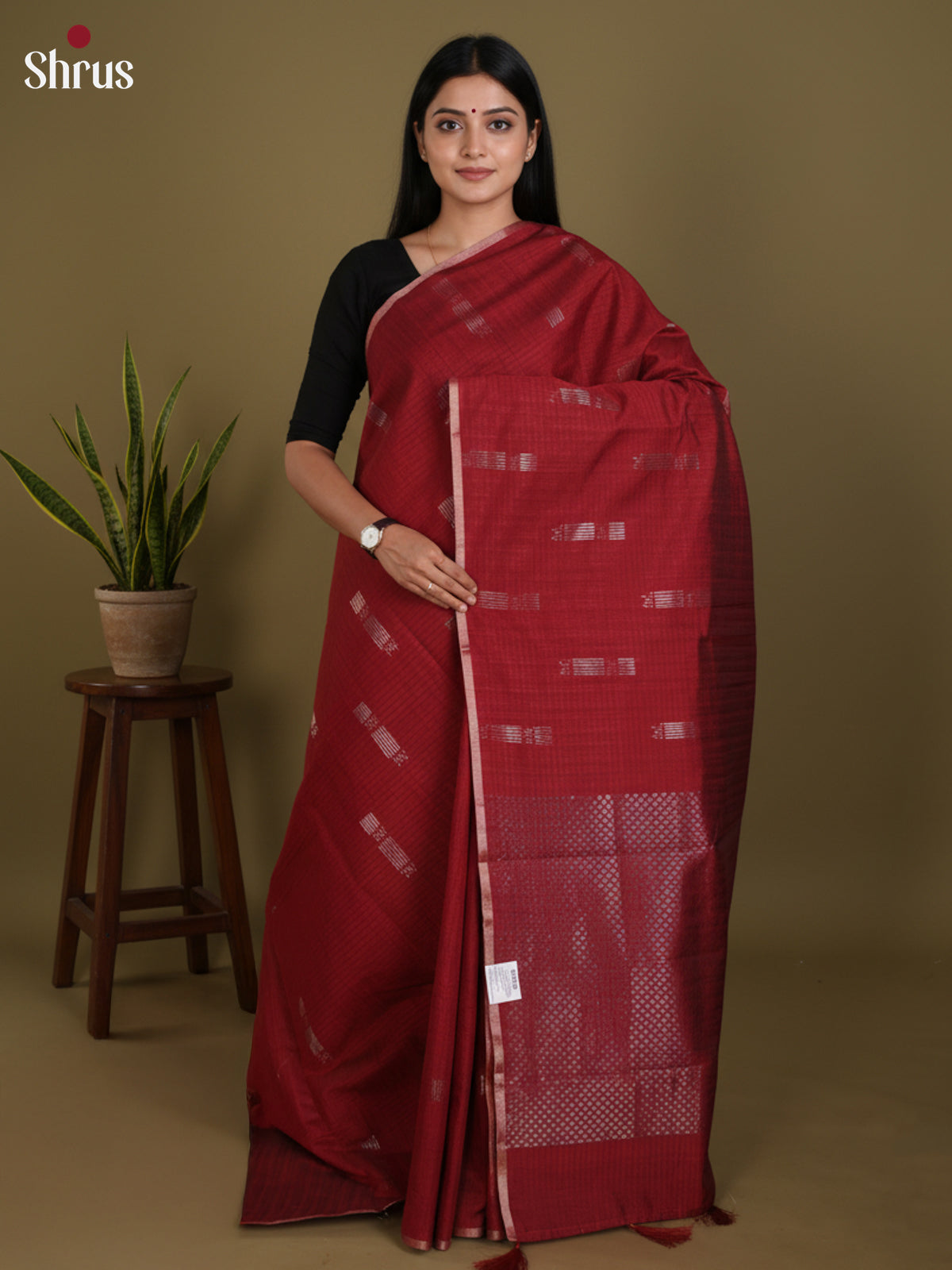 DLS19190 - Semi Jute Saree - Shop on Shrus.com