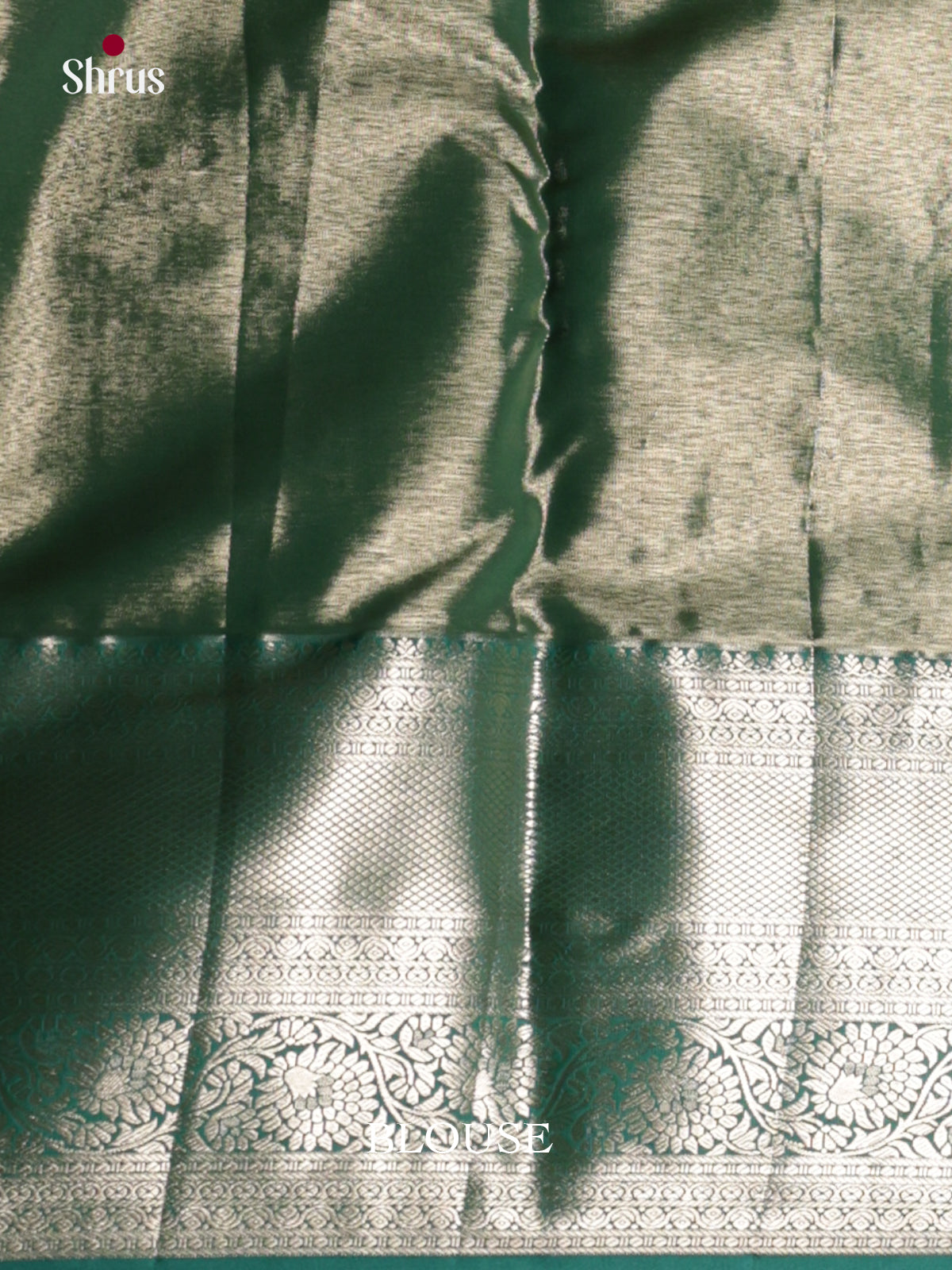 Green - Kanchipuram-halfpure Saree- DLS19201 - Shop on Shrus.com
