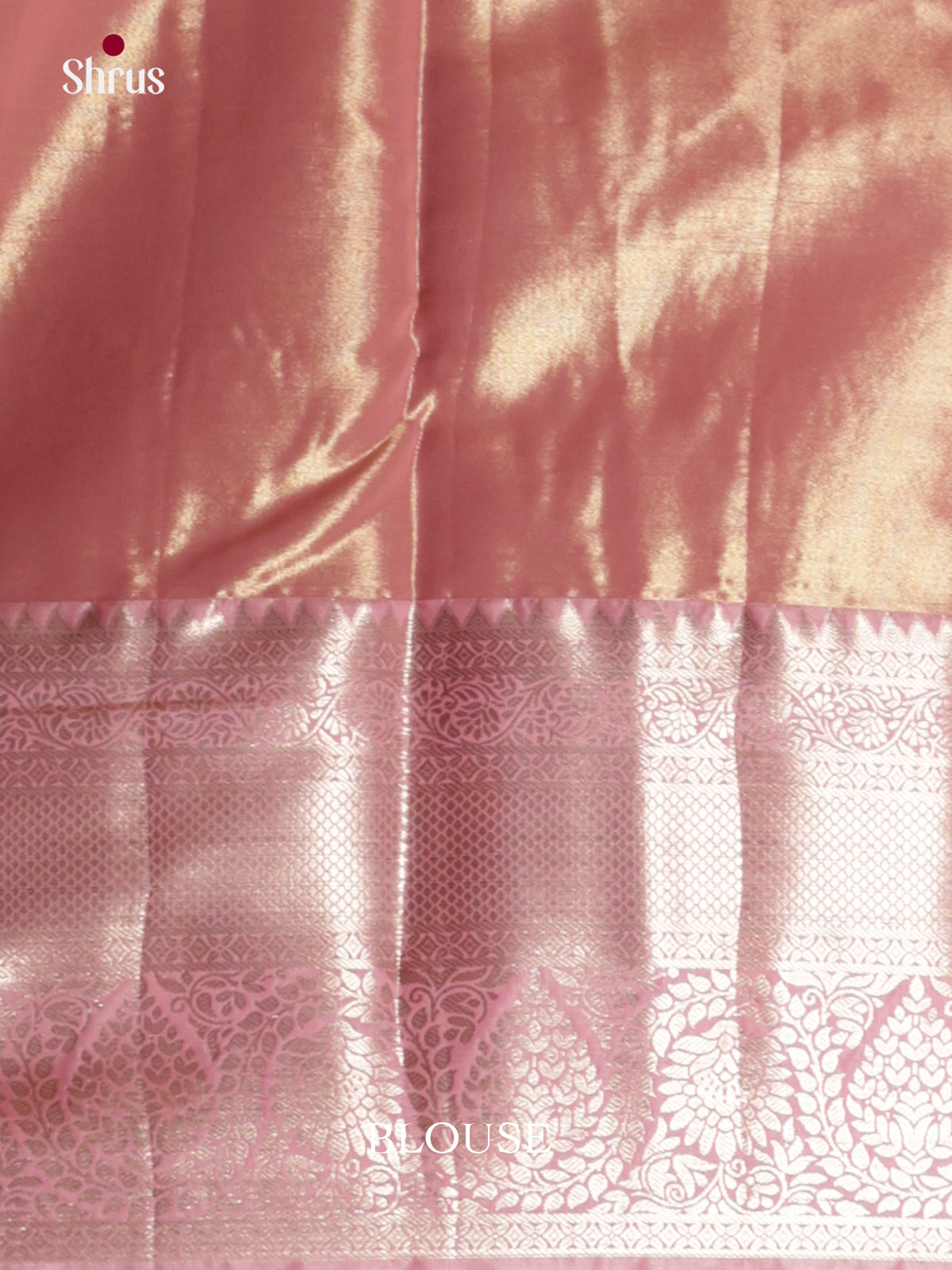 Pink - Kanchipuram-halfpure Saree -DLS19220 - Shop on Shrus.com