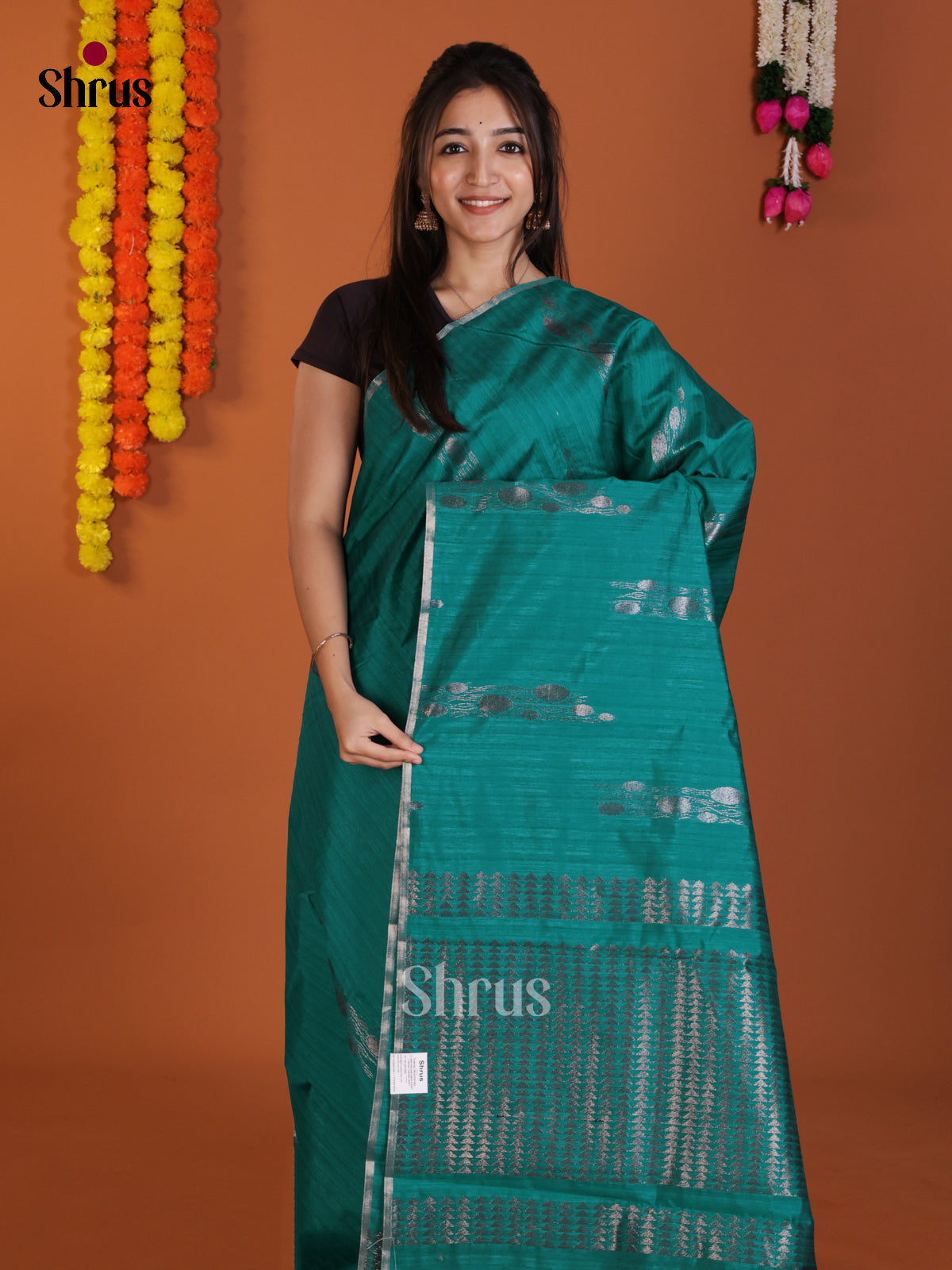 DLS20004 - Semi Jute Saree - Shop on Shrus.com