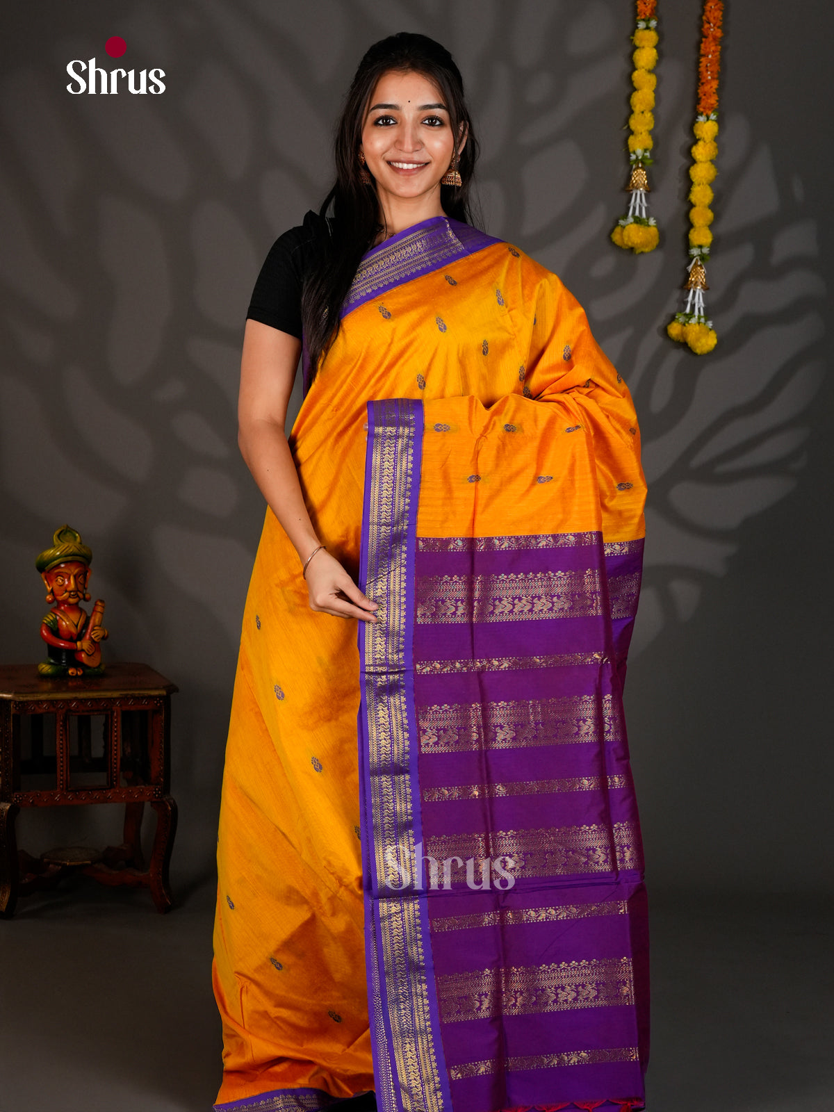 DLS22001 - Kalyani Cotton Saree - Shop on Shrus.com