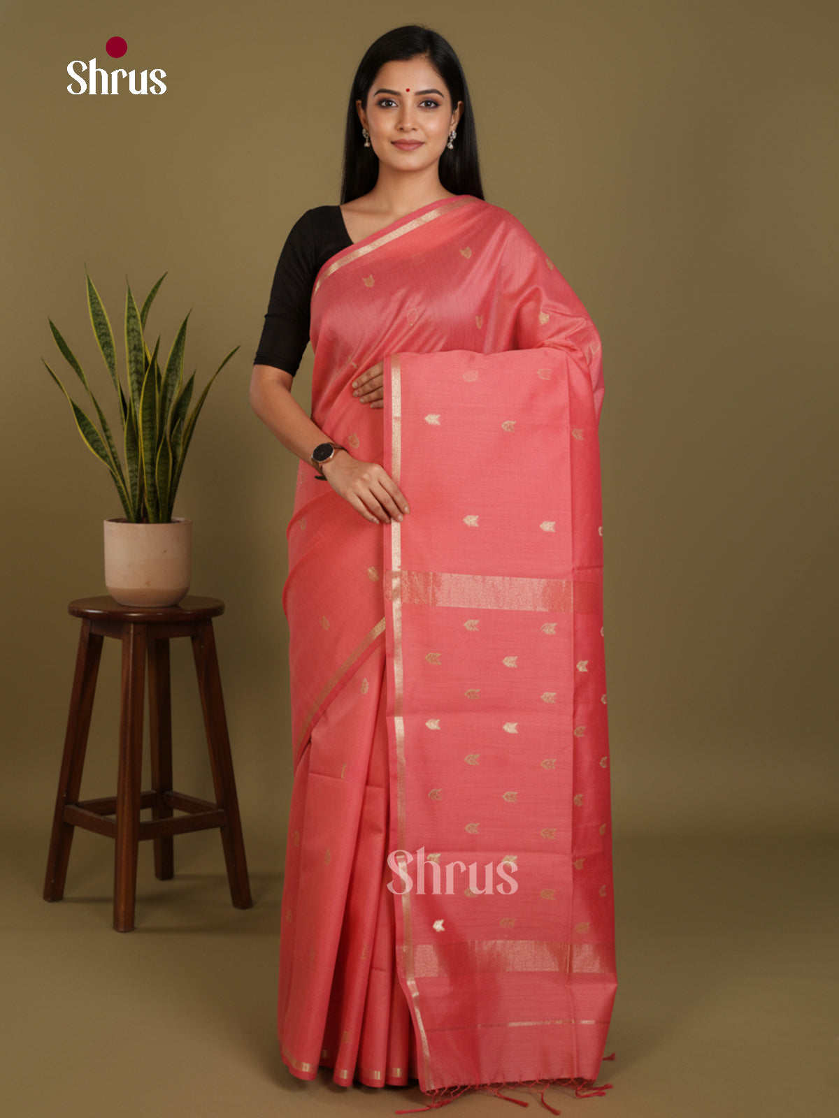 11-a Peachish Pink - Art Maheshwari  Saree - Shop on Shrus.com