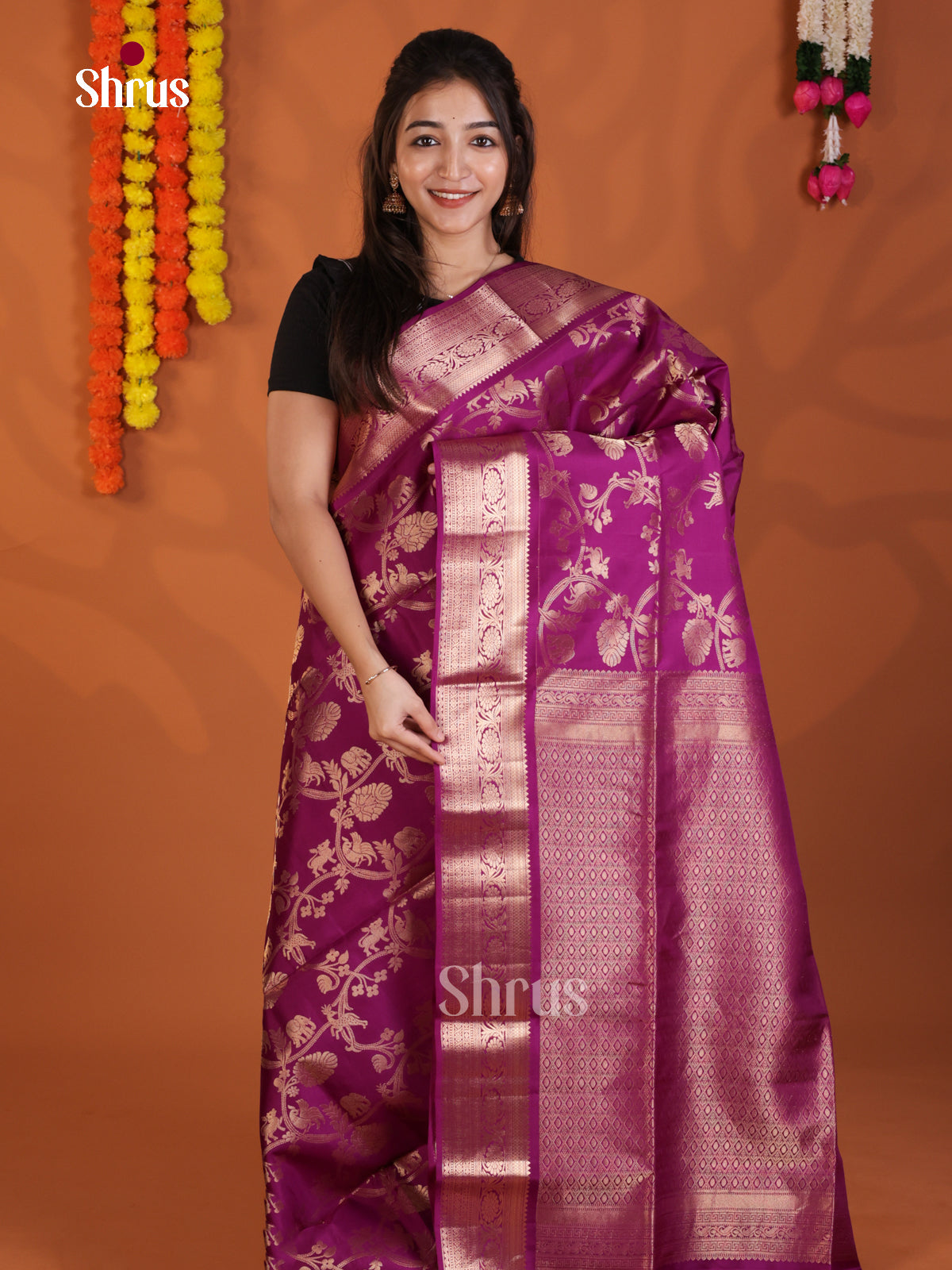 Elegant Vadamalli Soft Silk  Saree with zari vanashingaram brocade