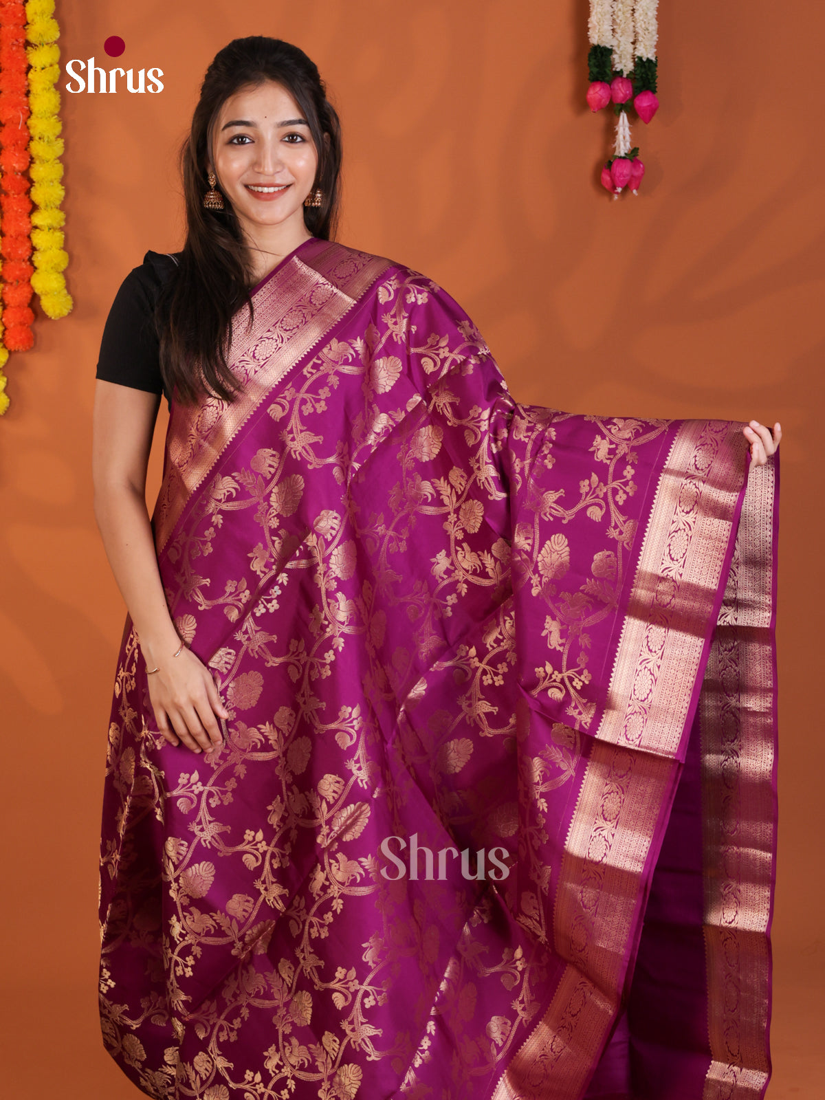 Elegant Vadamalli Soft Silk  Saree with zari vanashingaram brocade