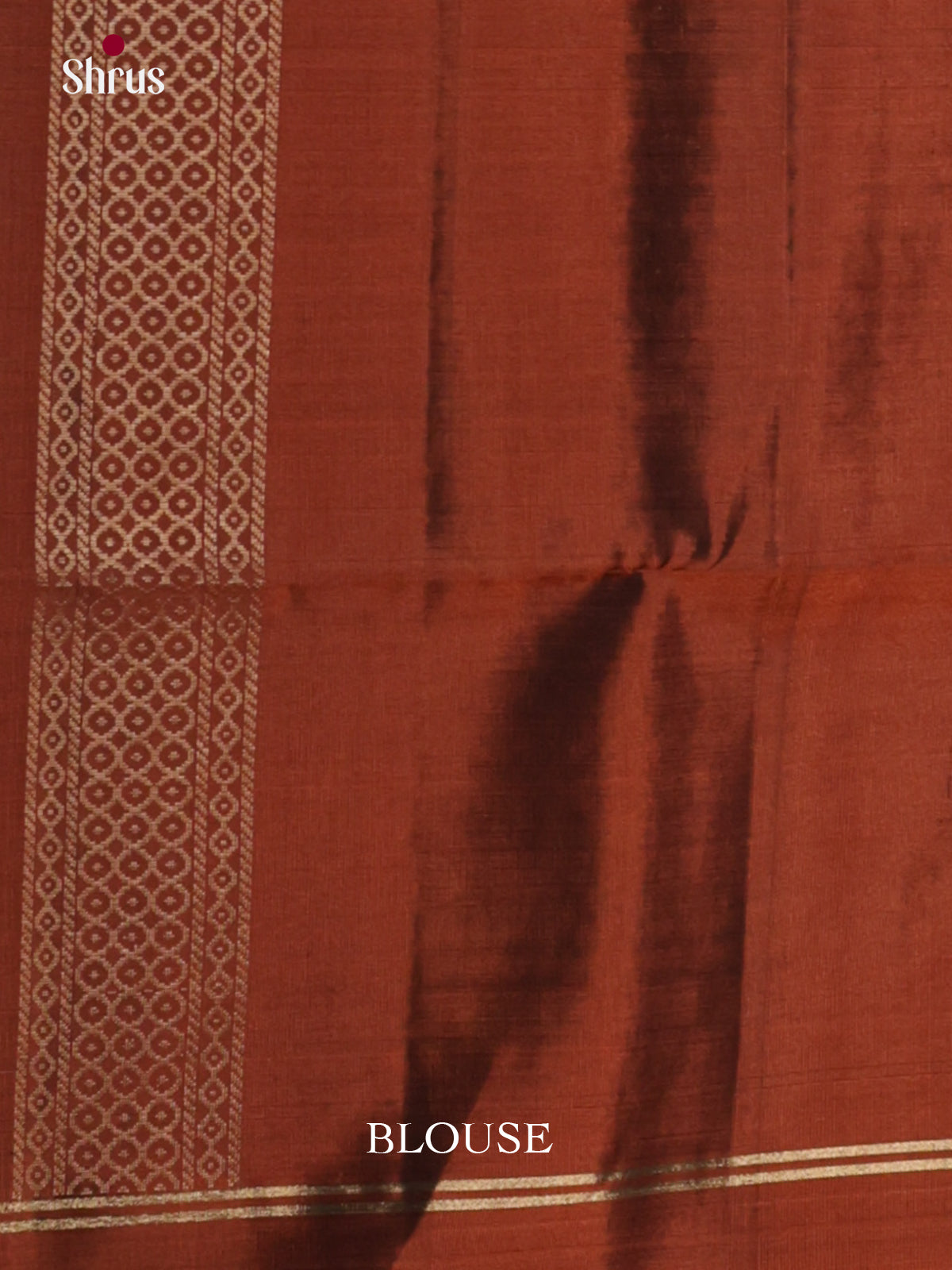 Classy Arakku single Tone Soft Silk Saree with zari kolam buttas & brocade pallu - Shop on Shrus.com